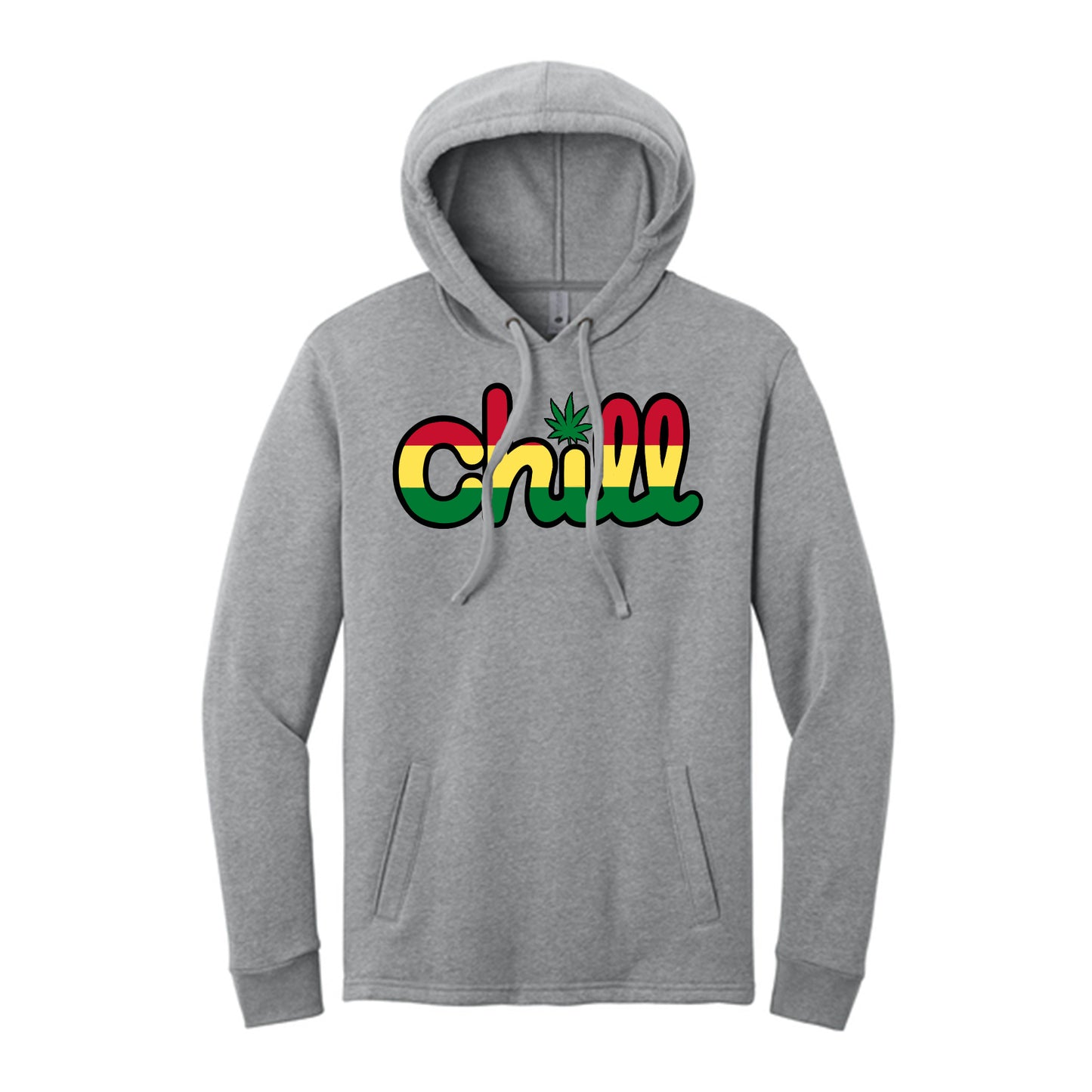 Chill Leaf Rasta Pullover Hood
