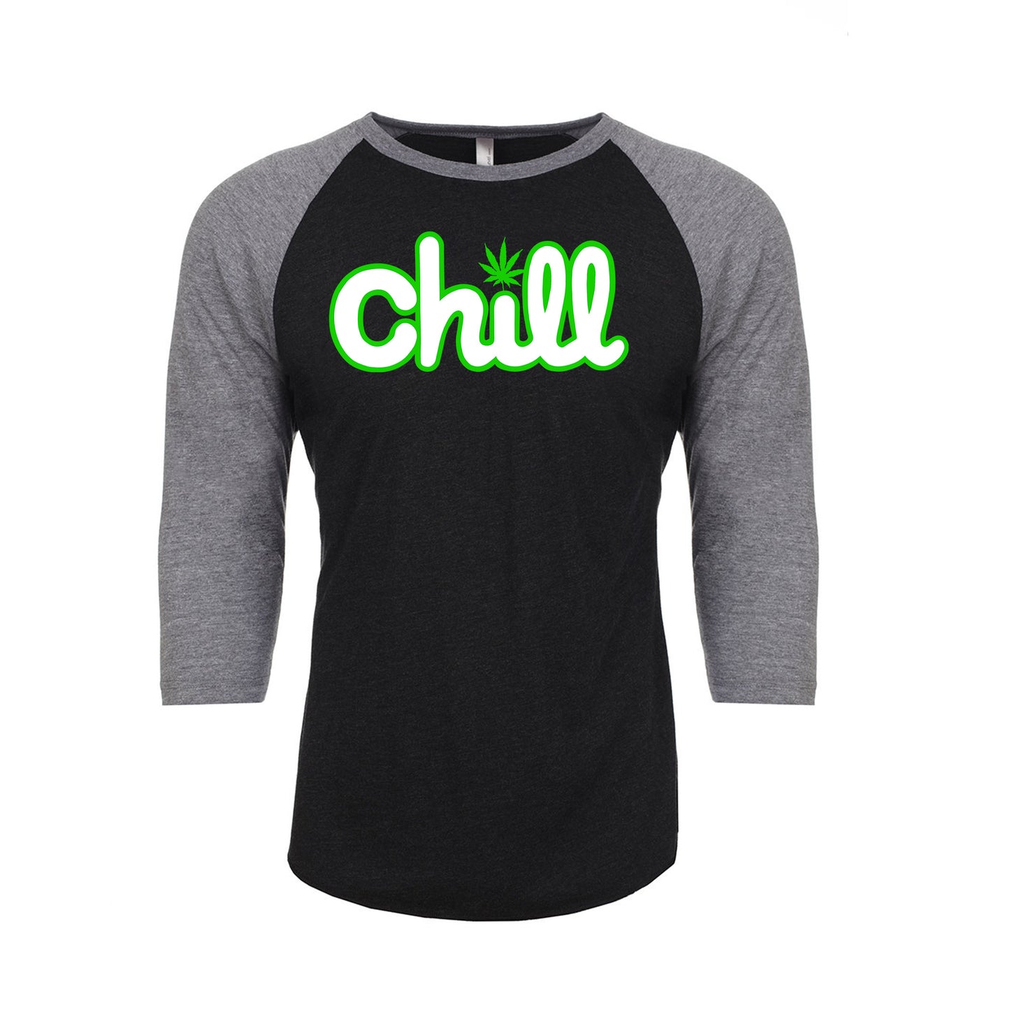 Chill Leaf Classic Baseball 3/4 Sleeve T