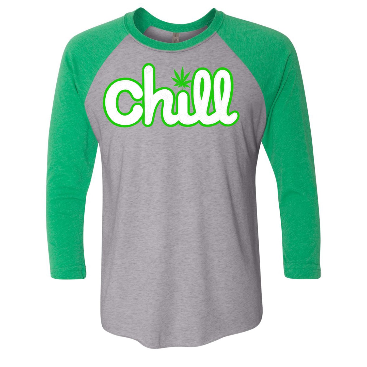 Chill Leaf Classic Baseball 3/4 Sleeve T
