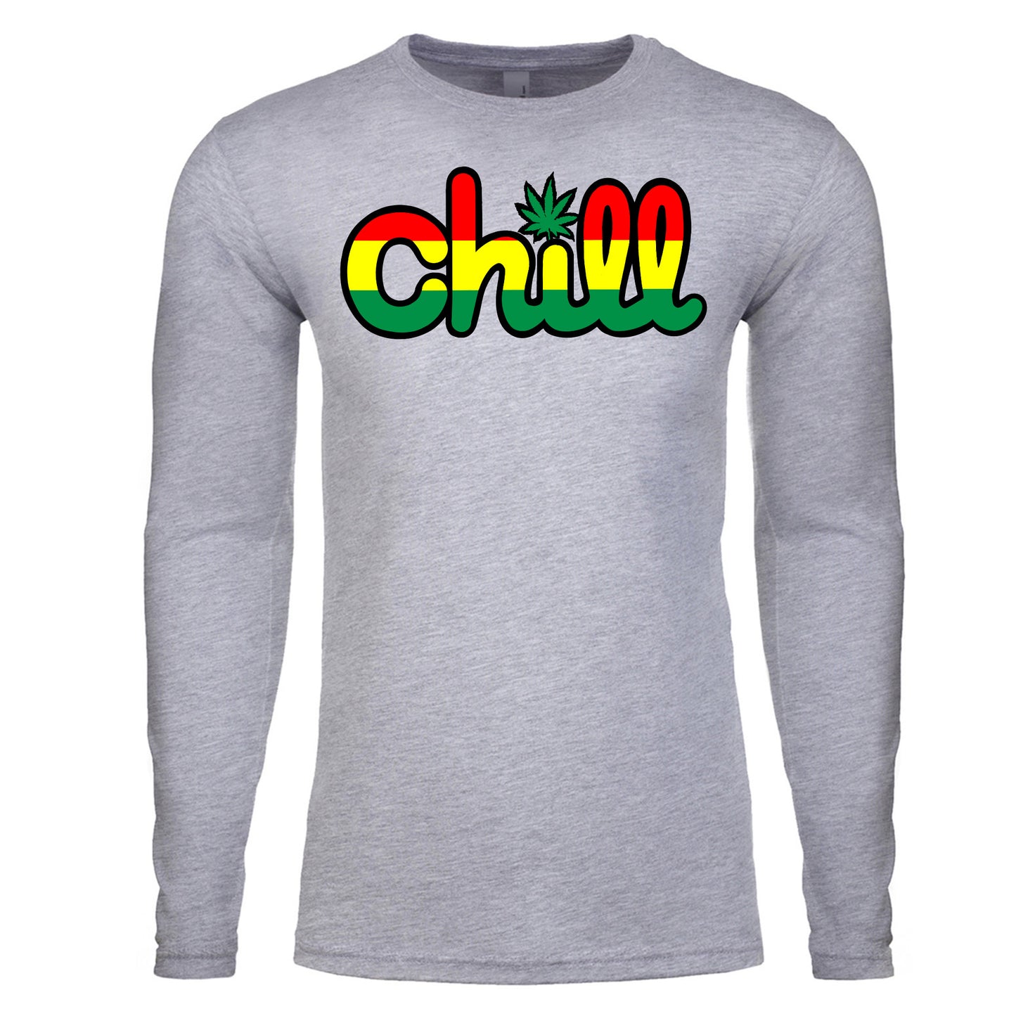 Chill Leaf Rasta Long Sleeve T