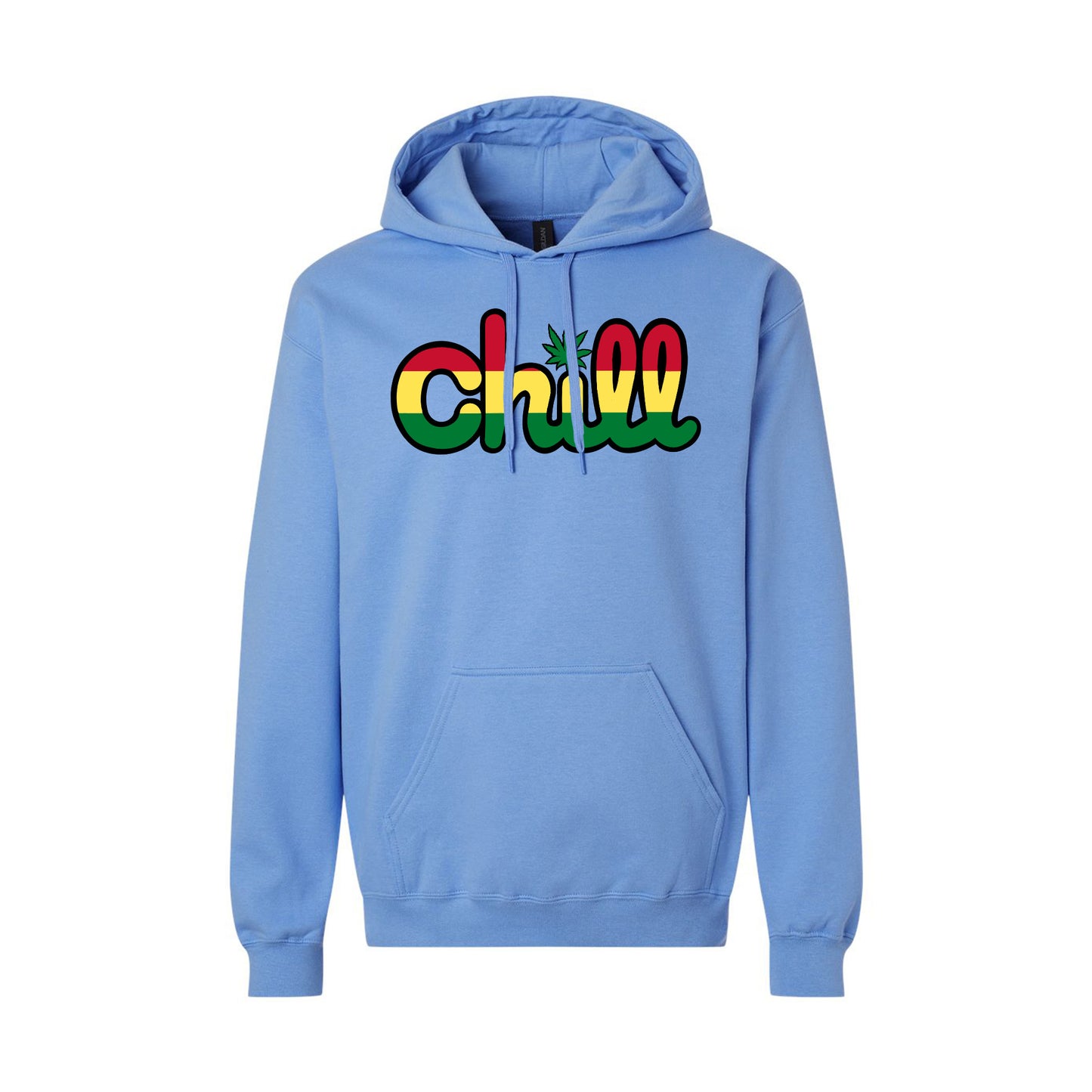 Chill Leaf Rasta Pullover Hood