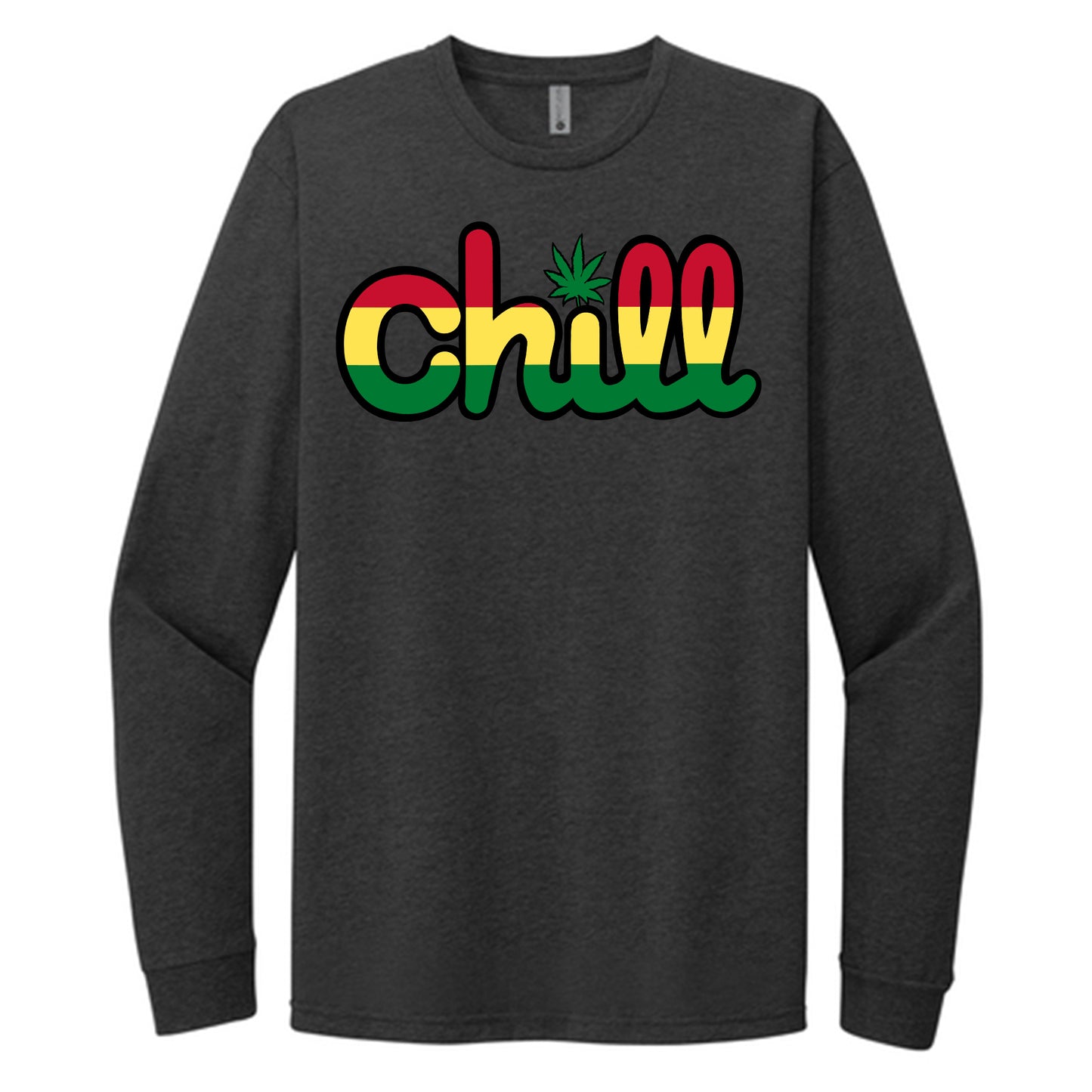Chill Leaf Rasta Long Sleeve T