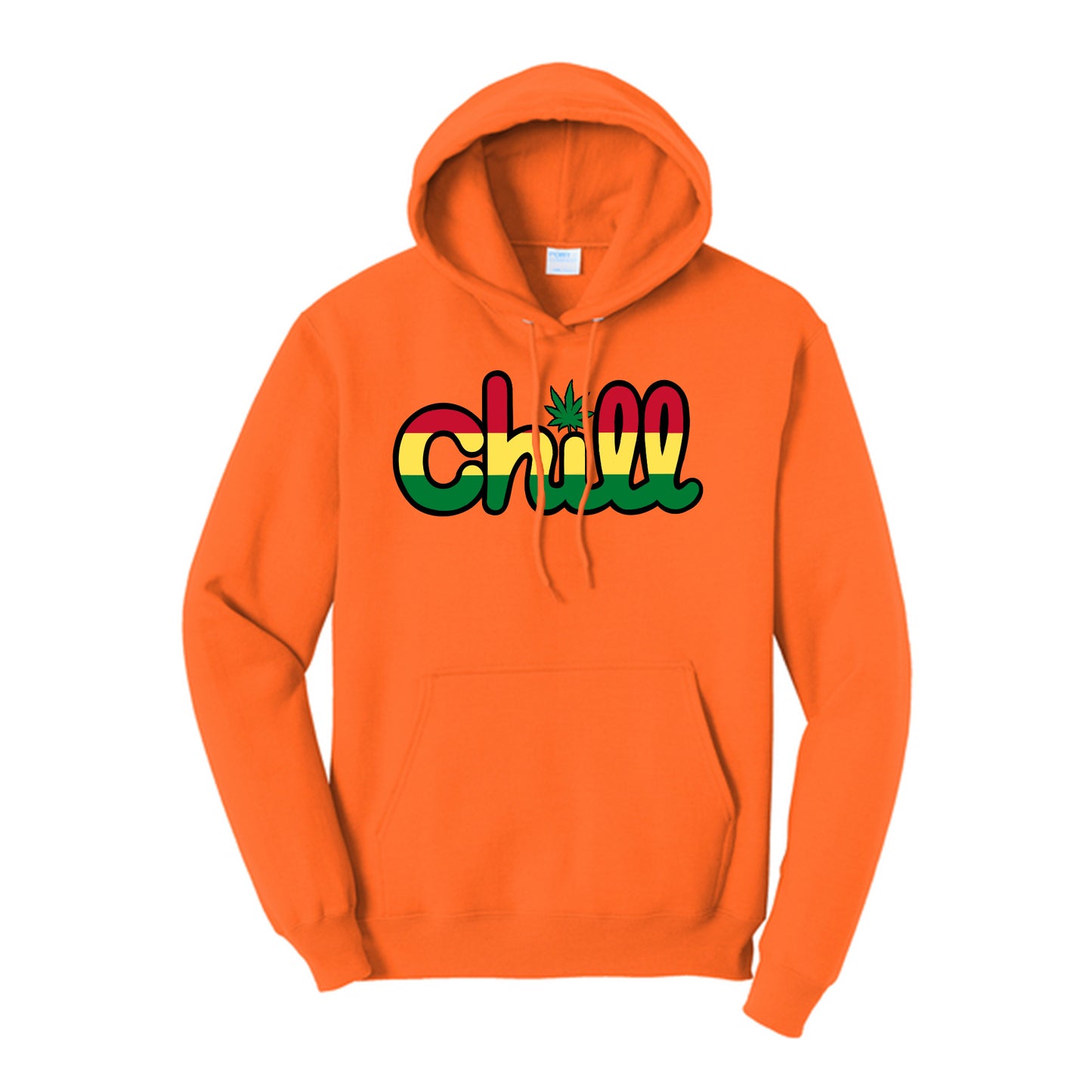 Chill Leaf Rasta Pullover Hood