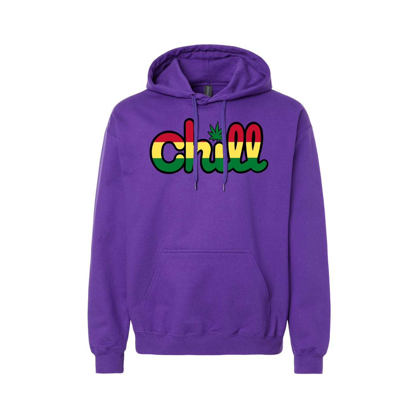 Chill Leaf Rasta Pullover Hood