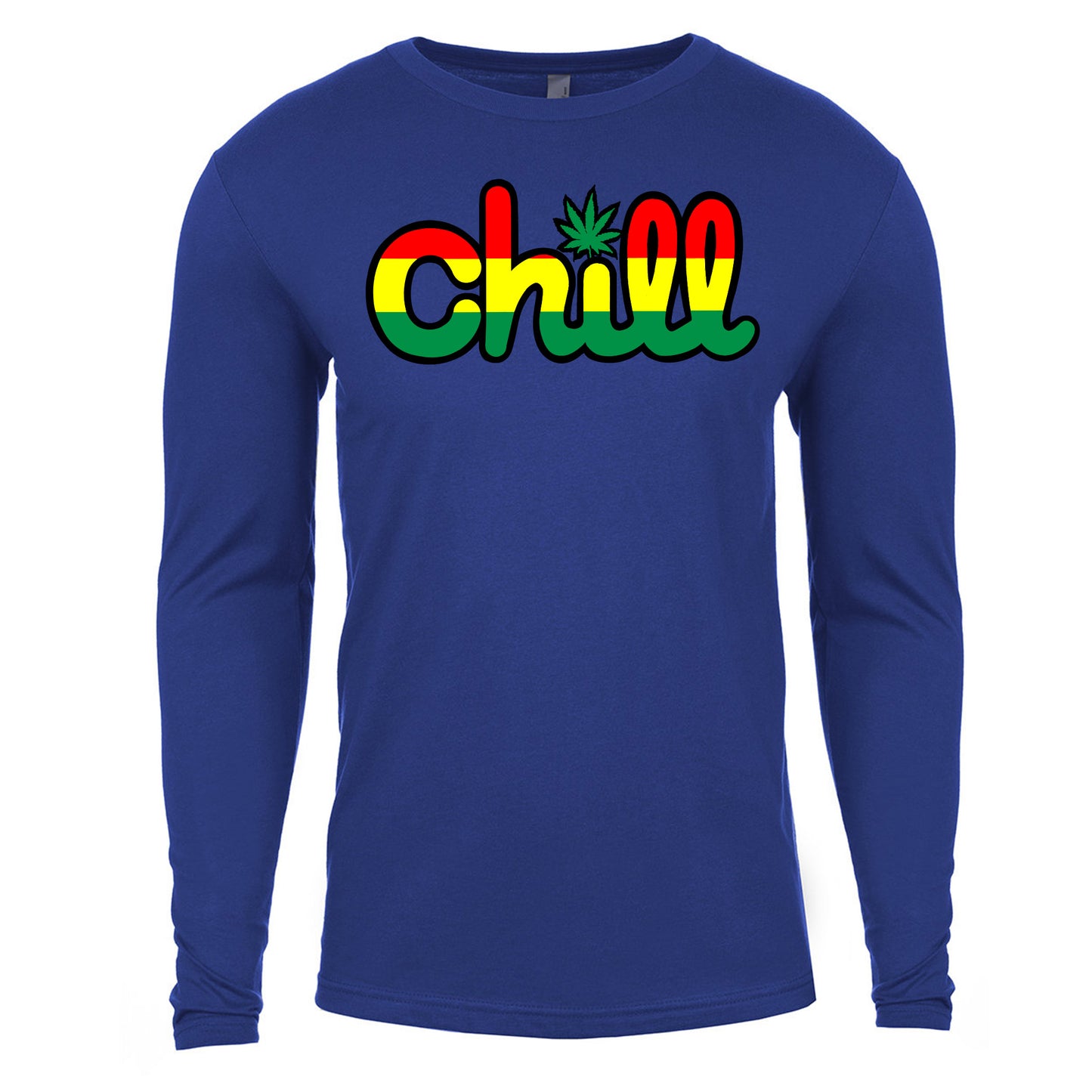Chill Leaf Rasta Long Sleeve T