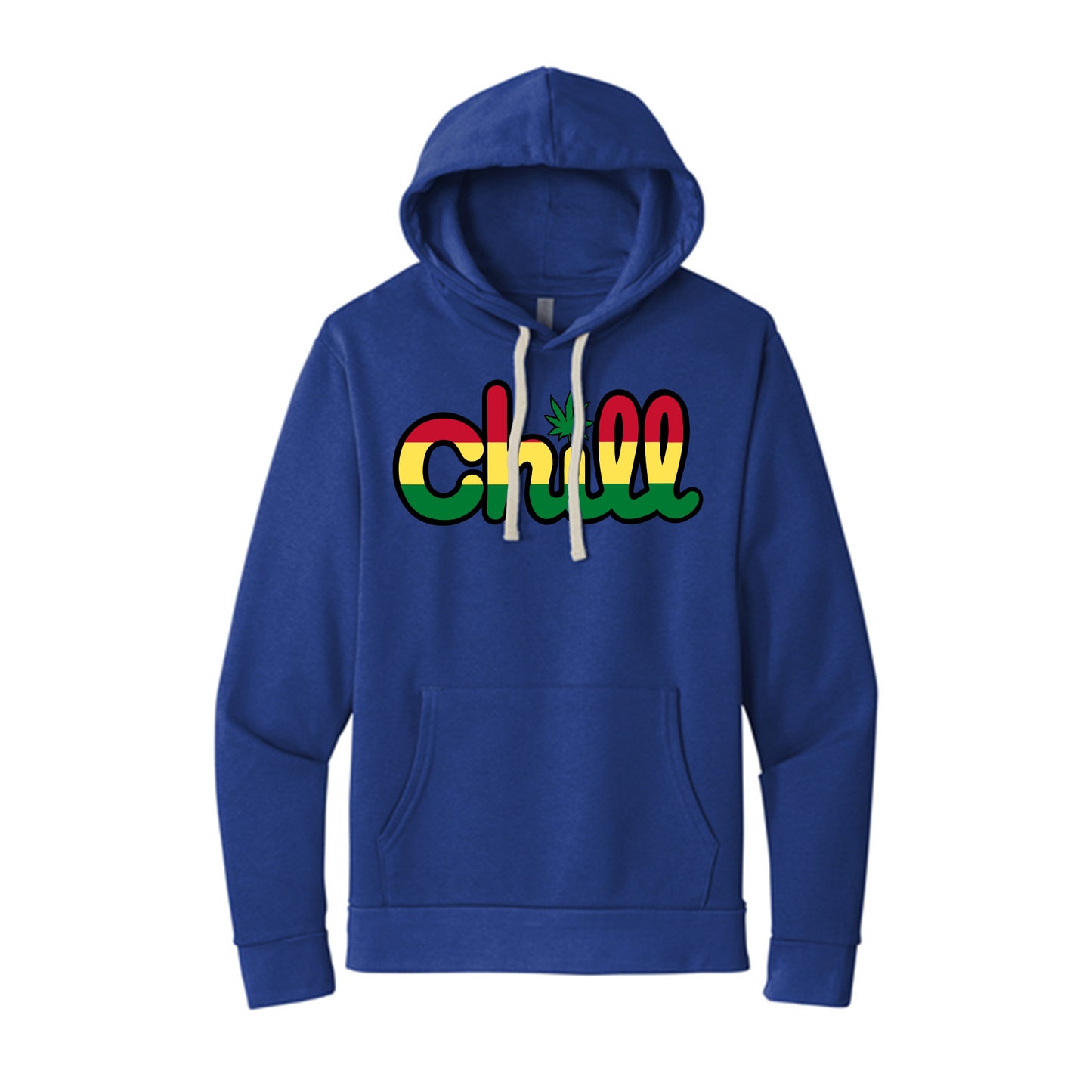Chill Leaf Rasta Pullover Hood