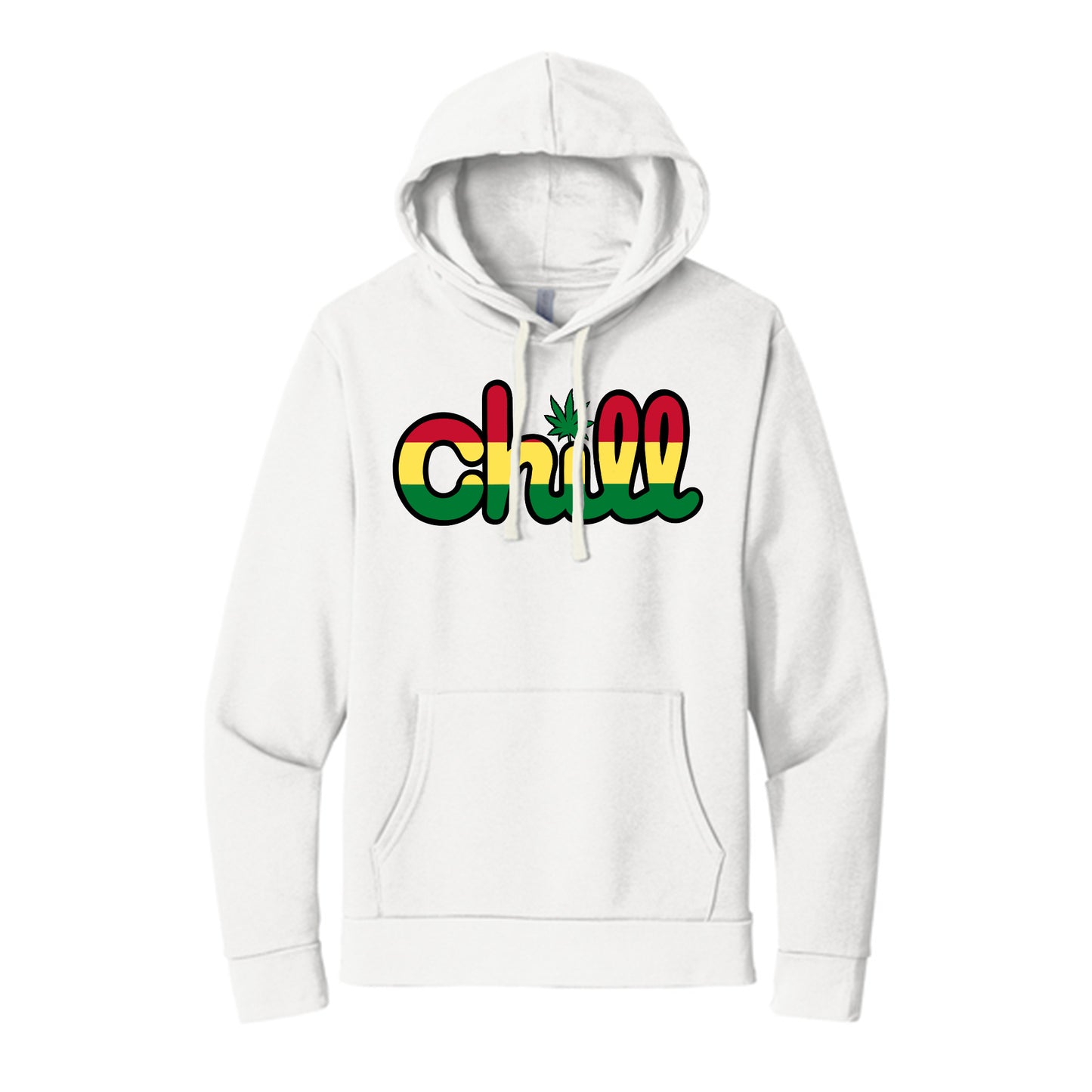 Chill Leaf Rasta Pullover Hood