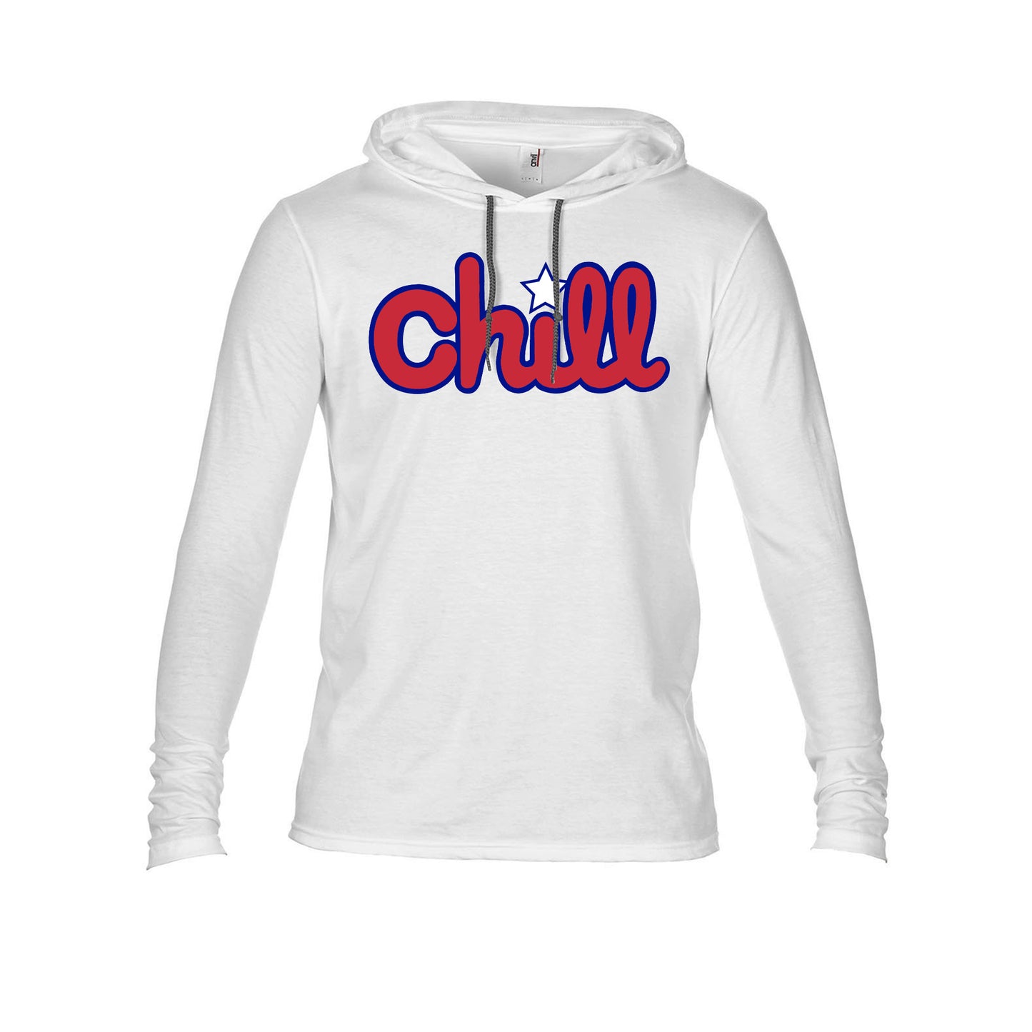 Chill Peace Patriot Star Hooded T