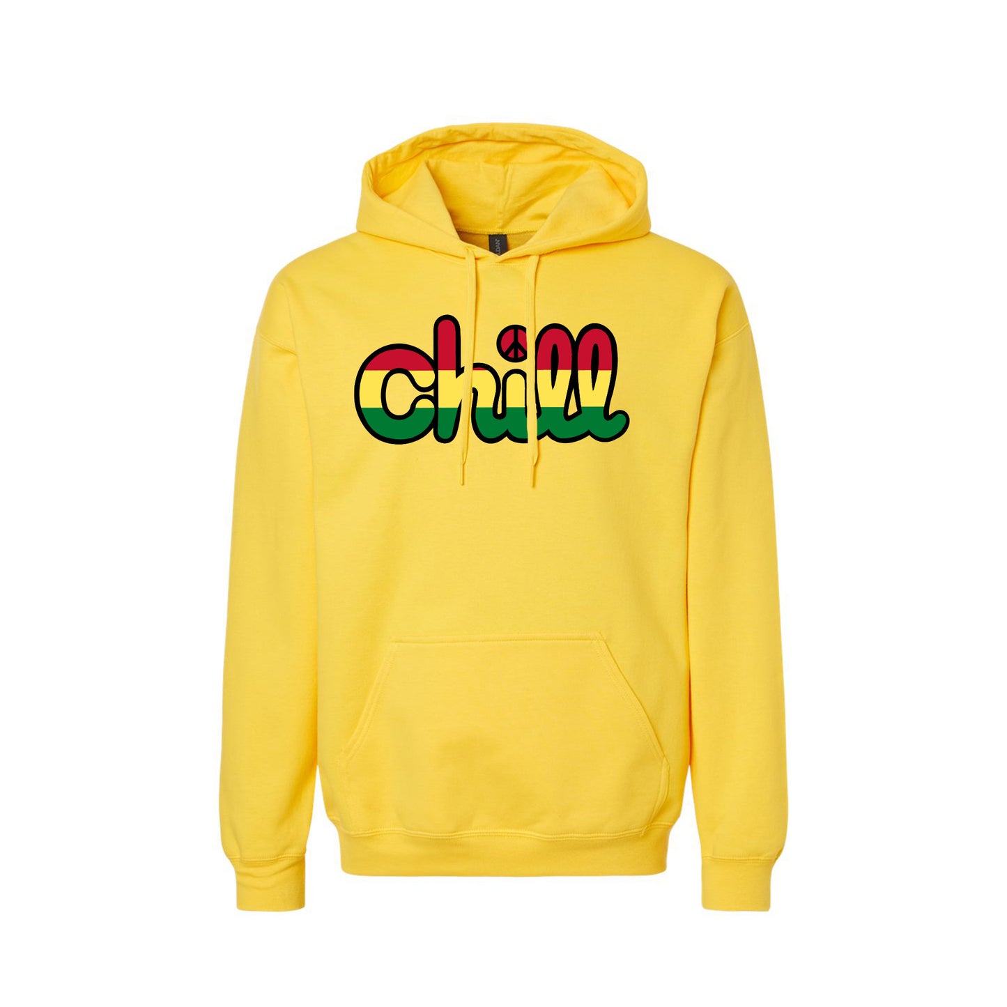 Chill Peace Rasta Pullover Hood