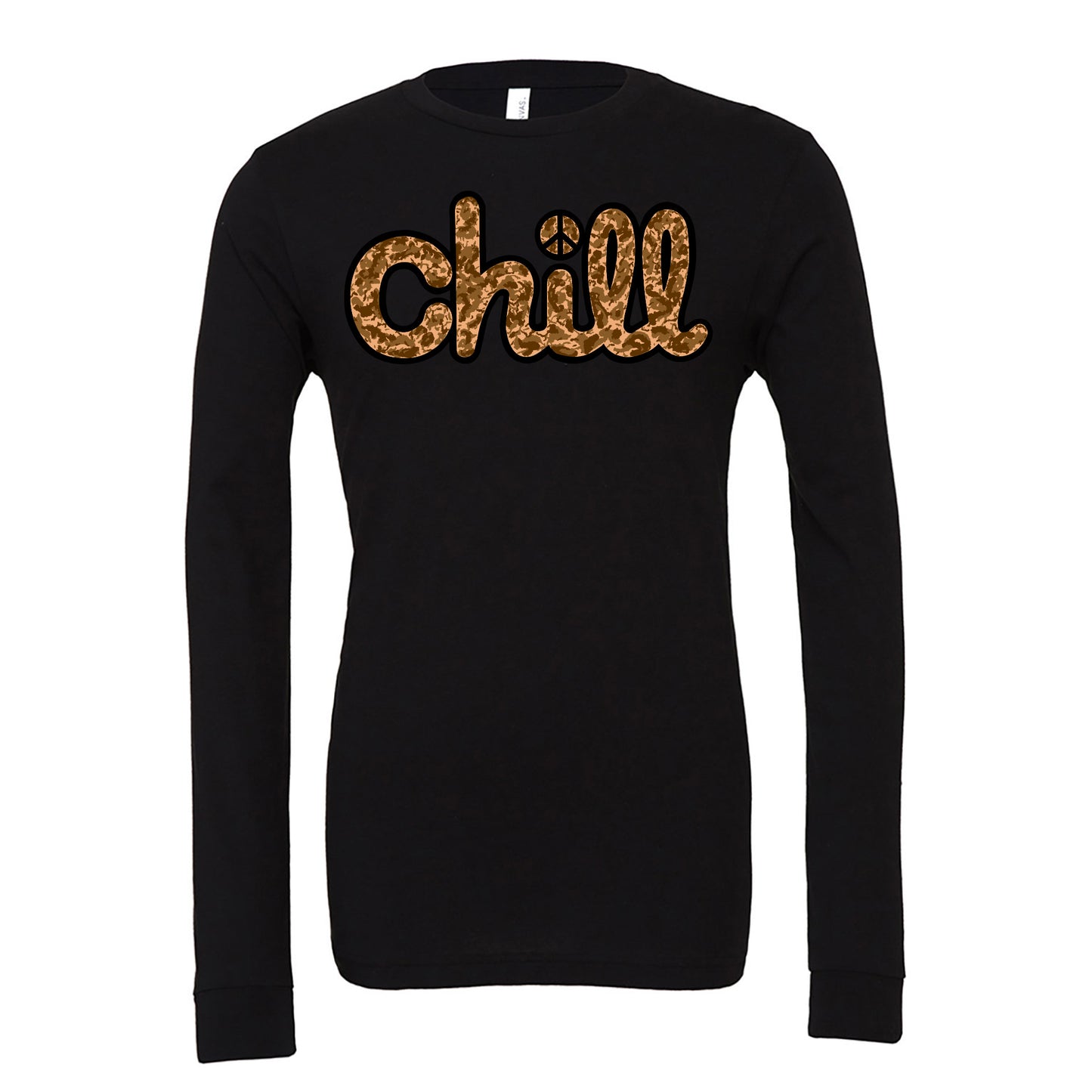 Chill Peace Sand Camo Long Sleeve T