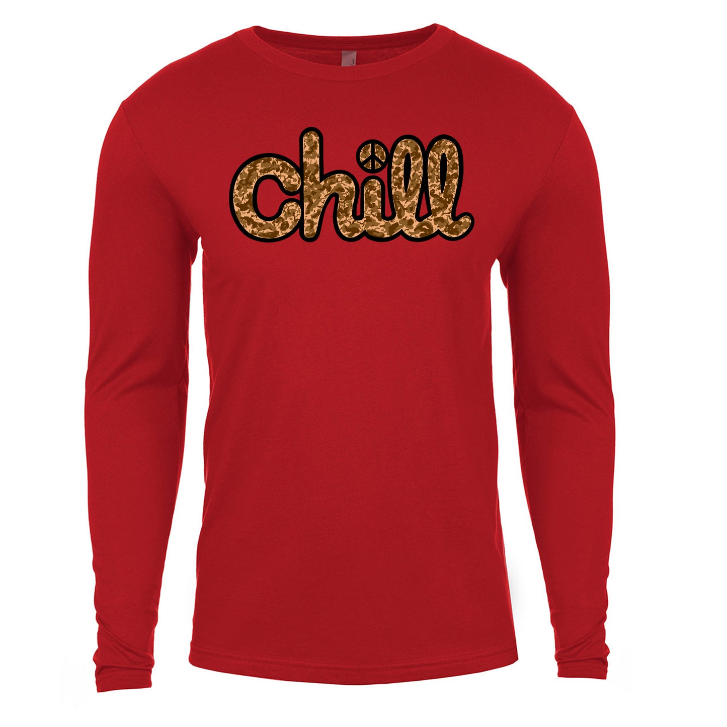 Chill Peace Sand Camo Long Sleeve T