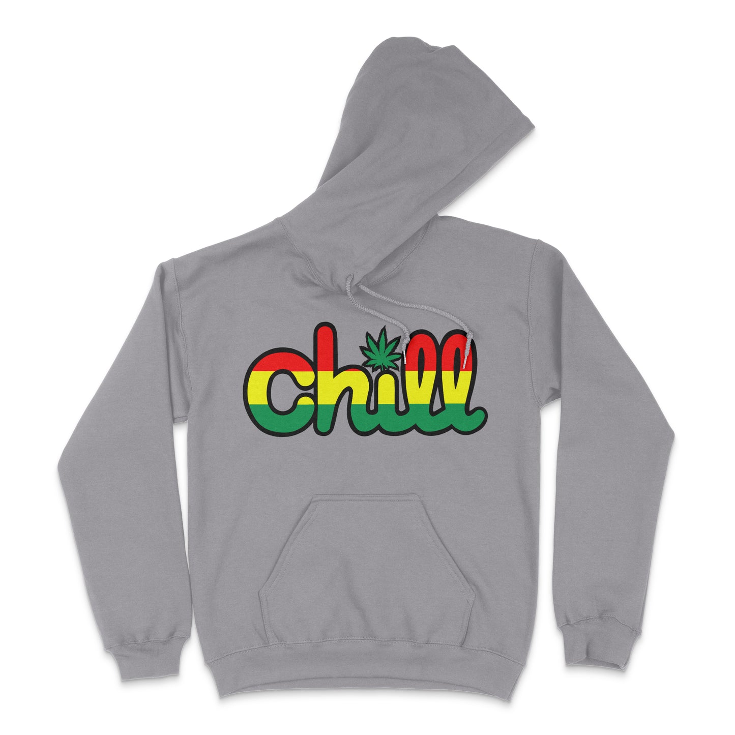 Chill Rasta Leaf Pullover Hood