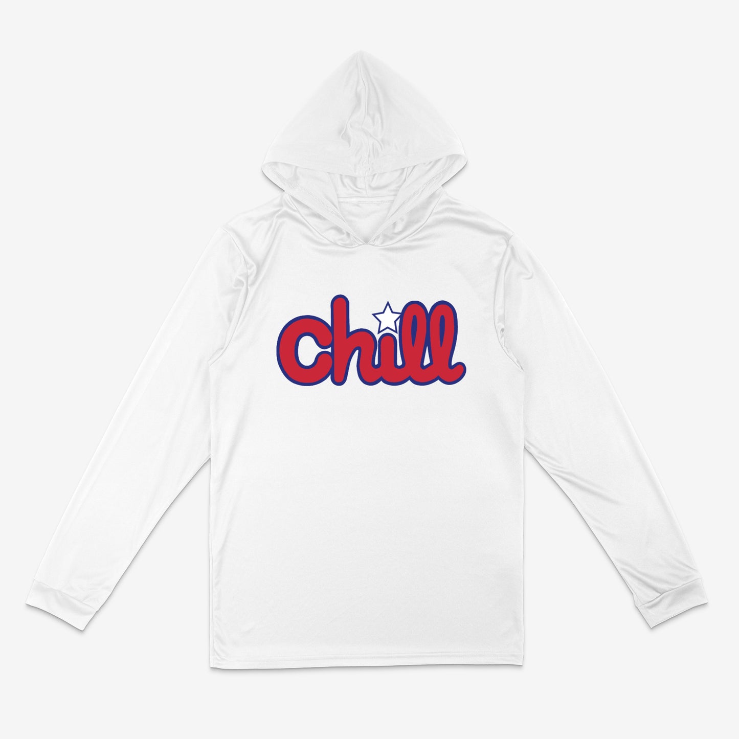 Chill Peace Patriot Star Hooded T