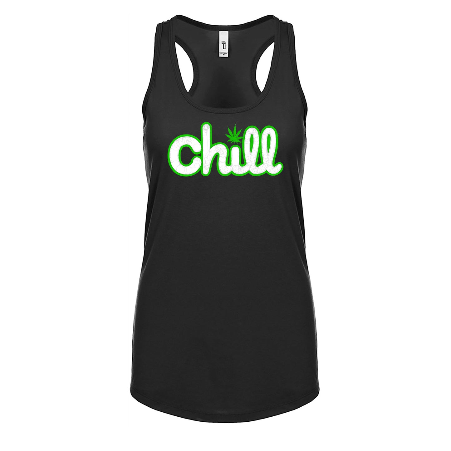 Womens Chill Leaf Classic Racerback Tank