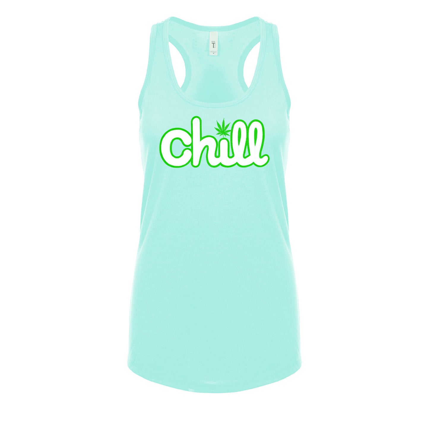 Womens Chill Leaf Classic Racerback Tank