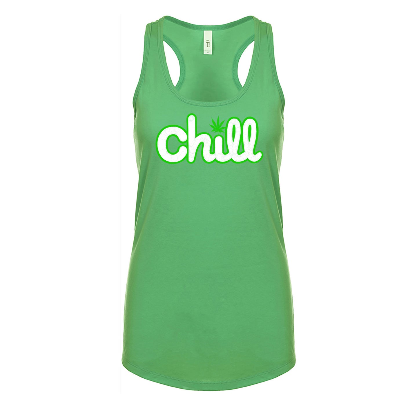 Womens Chill Leaf Classic Racerback Tank