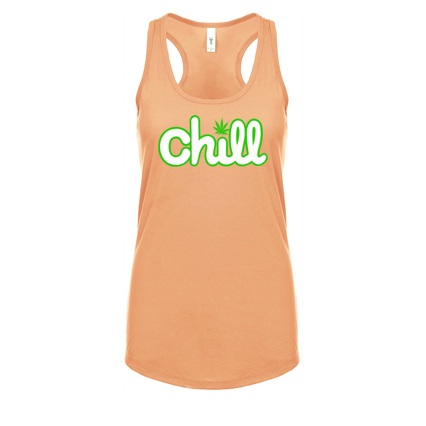 Womens Chill Leaf Classic Racerback Tank