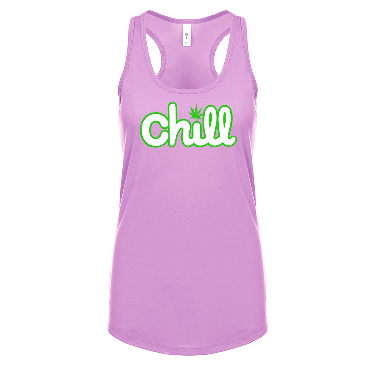 Womens Chill Leaf Classic Racerback Tank