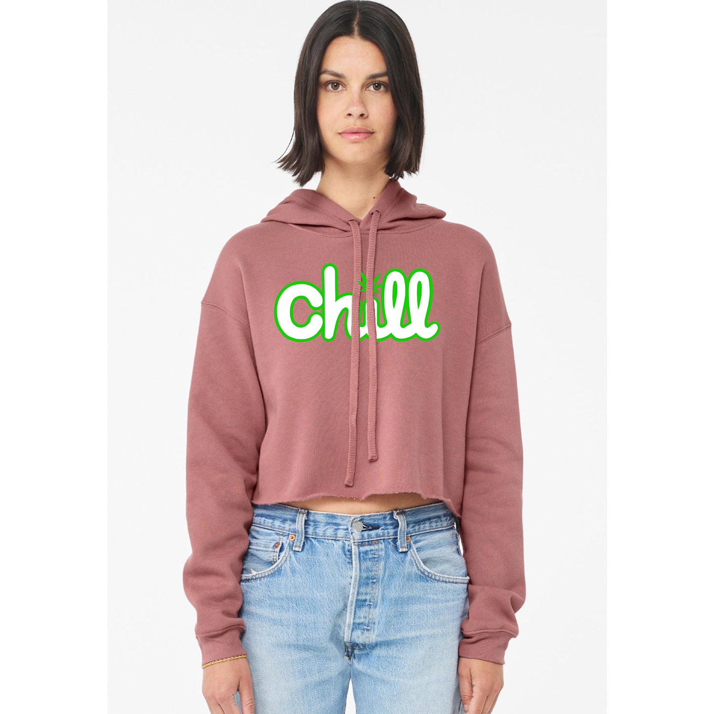 Womens Chill Leaf Classic Crop Hood