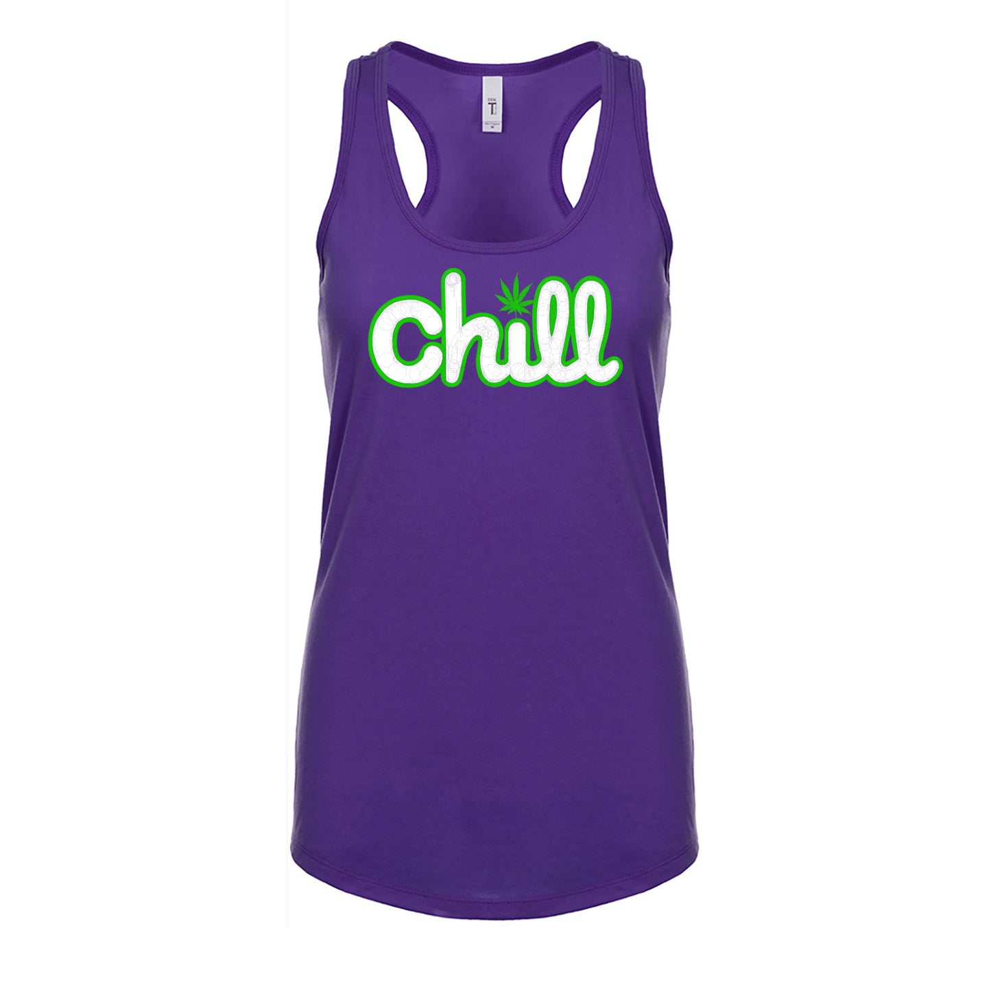 Womens Chill Leaf Classic Racerback Tank