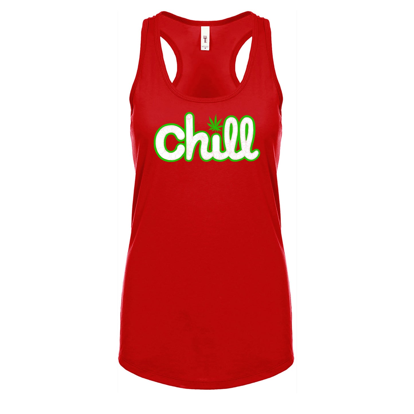 Womens Chill Leaf Classic Racerback Tank