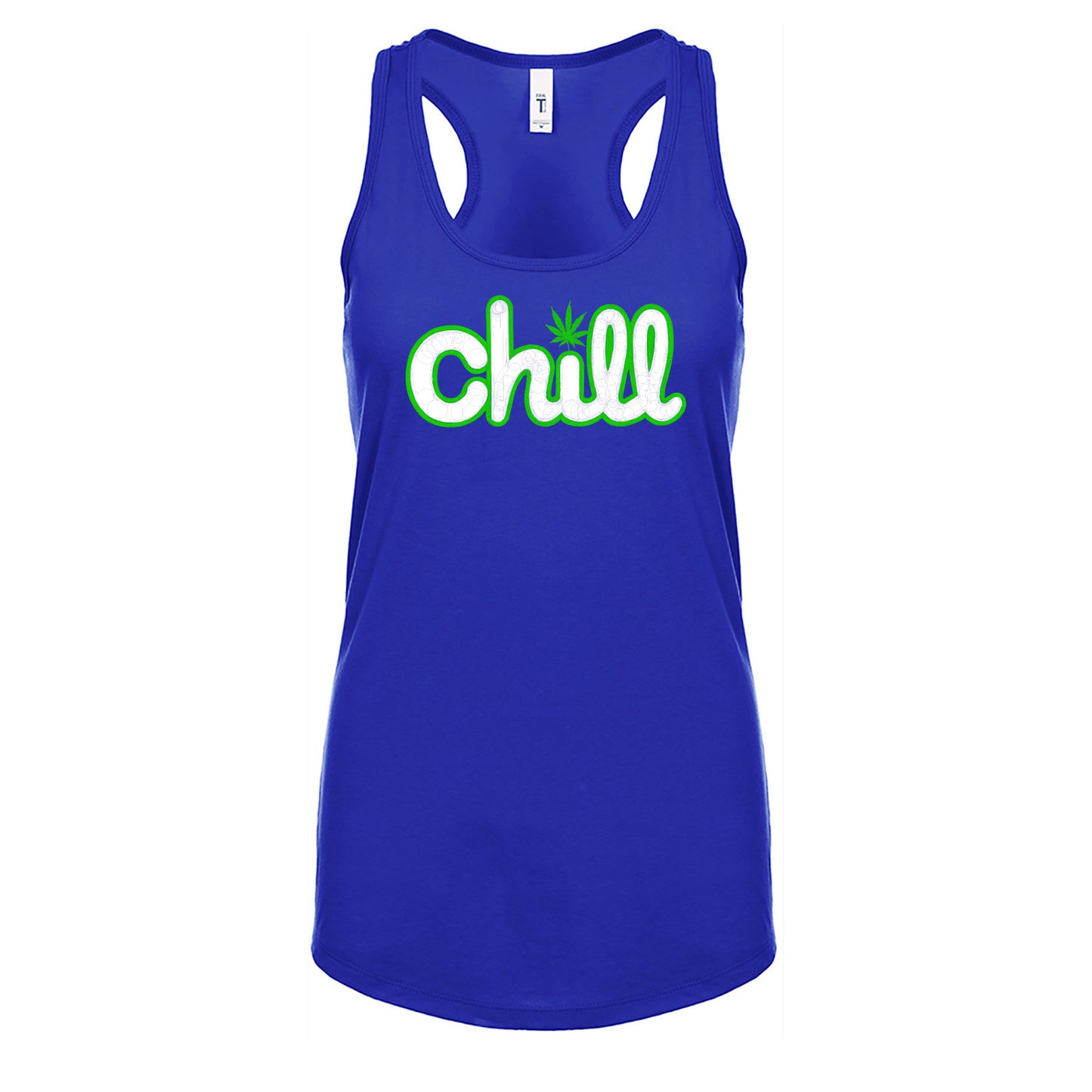 Womens Chill Leaf Classic Racerback Tank