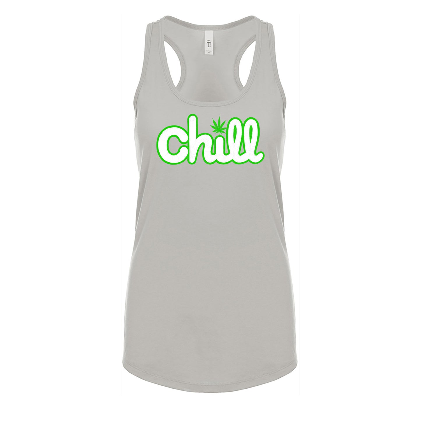 Womens Chill Leaf Classic Racerback Tank