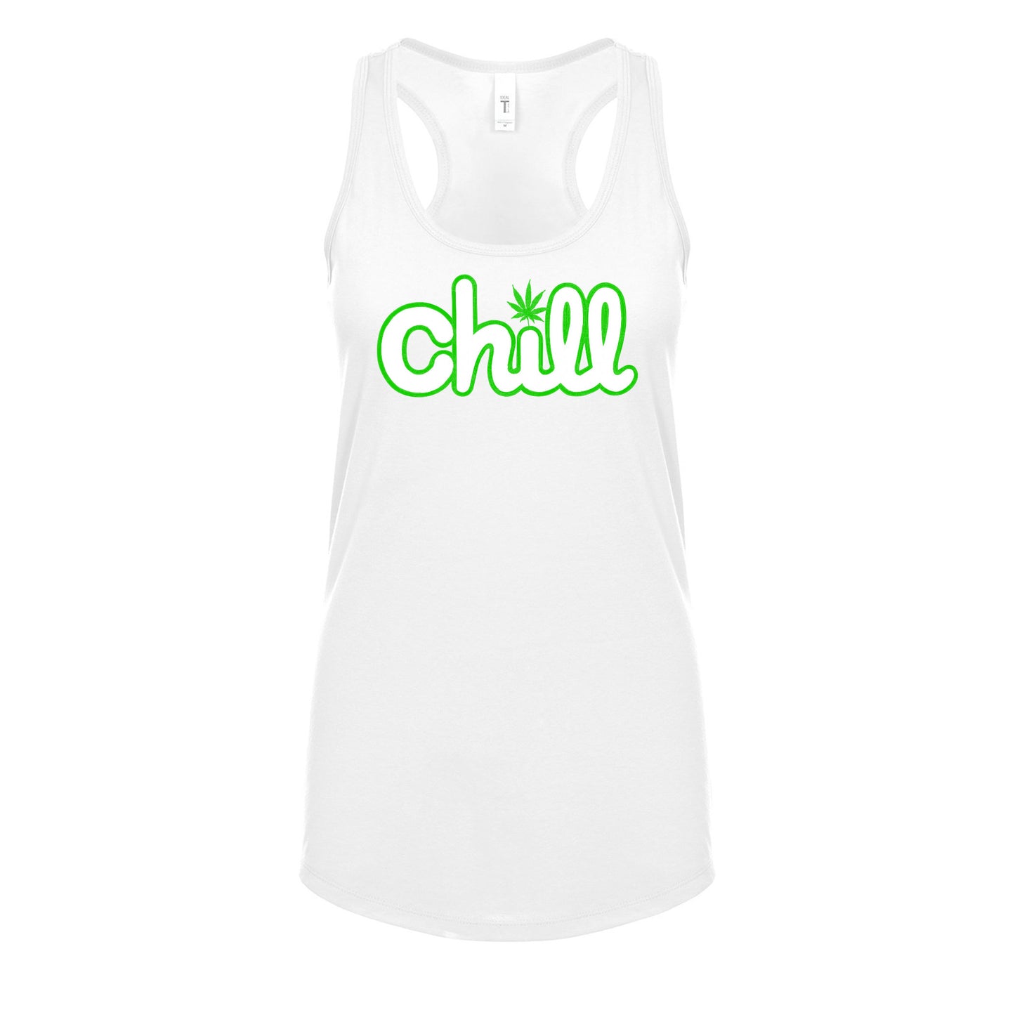 Womens Chill Leaf Classic Racerback Tank