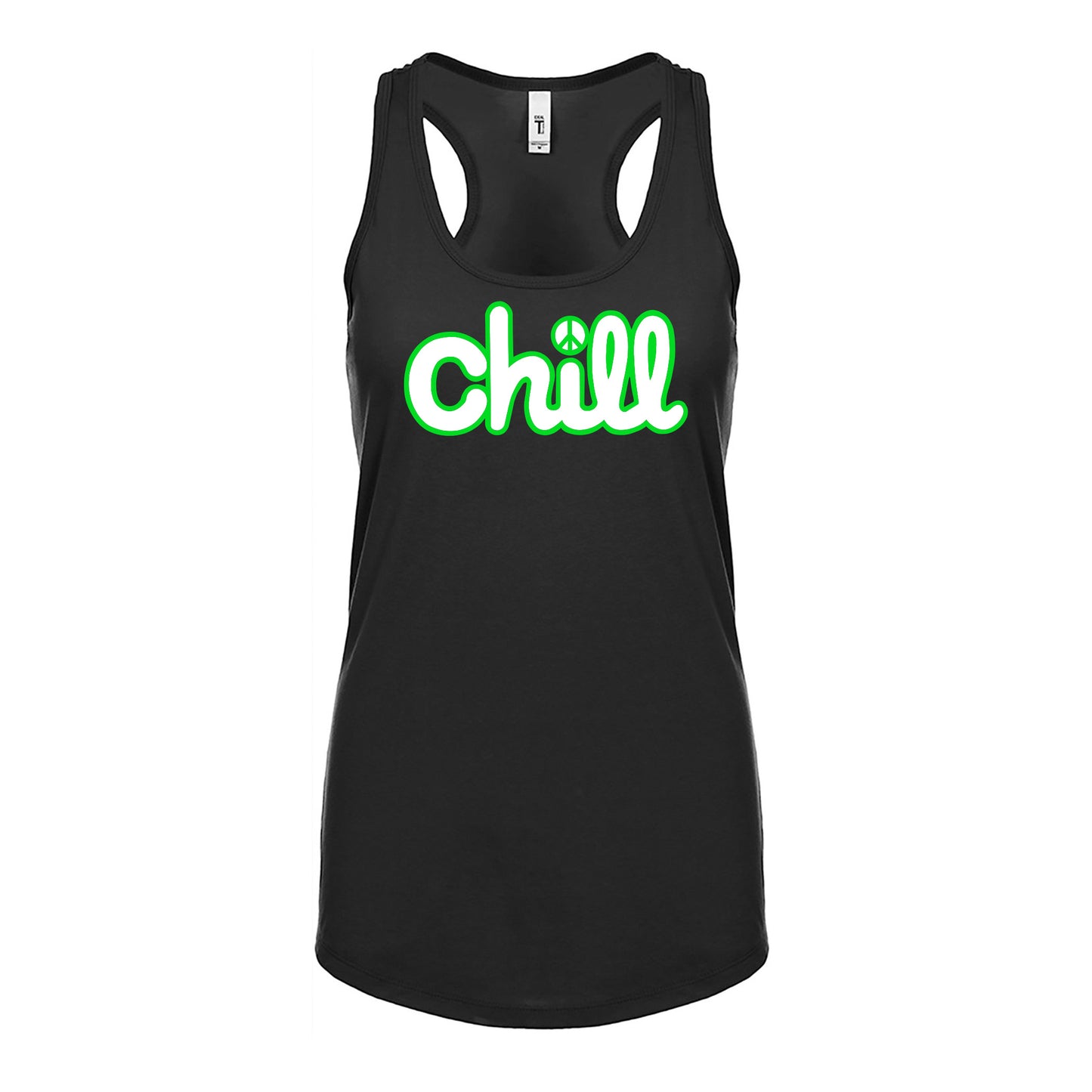 Womens Chill Peace Classic Racerback Tank