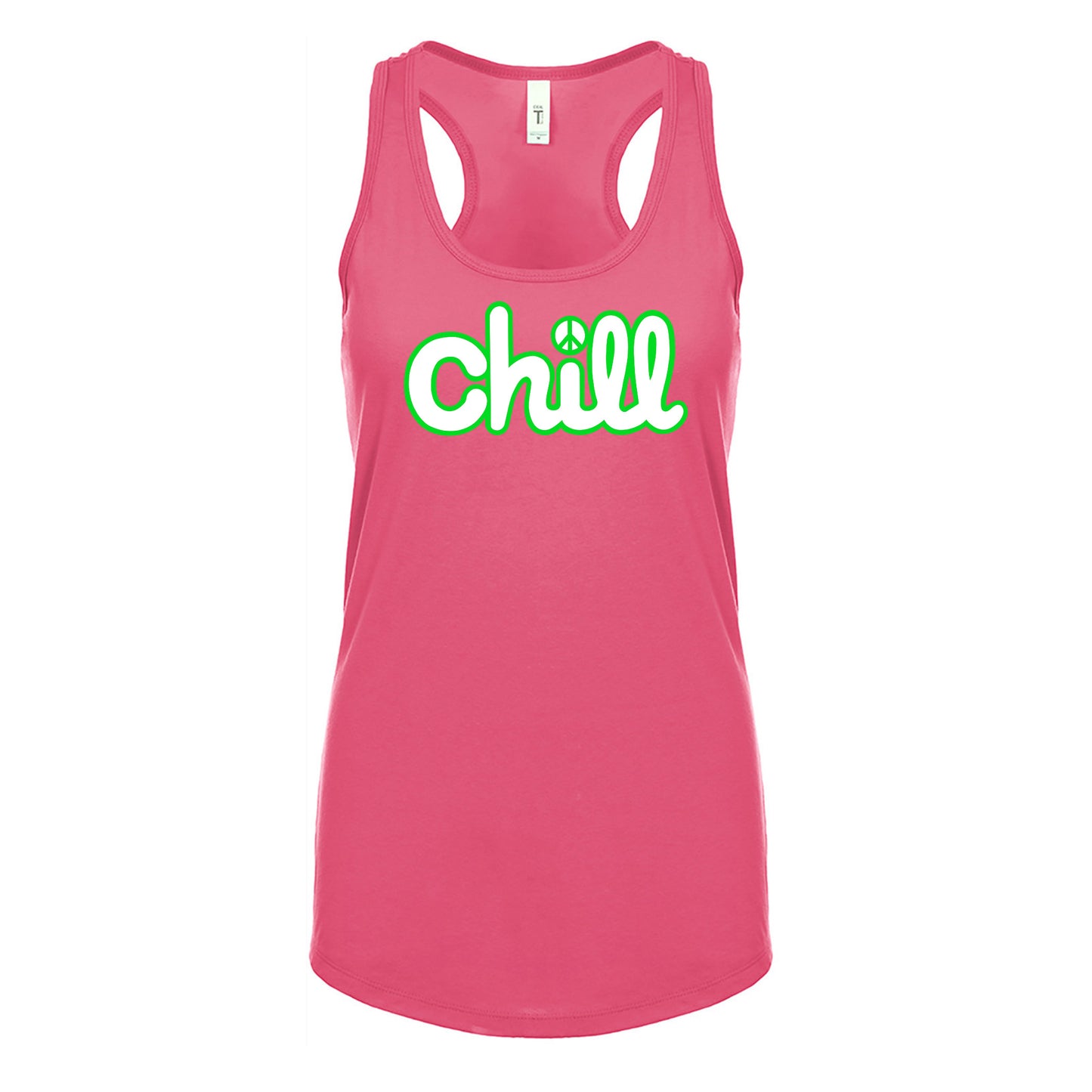 Womens Chill Peace Classic Racerback Tank