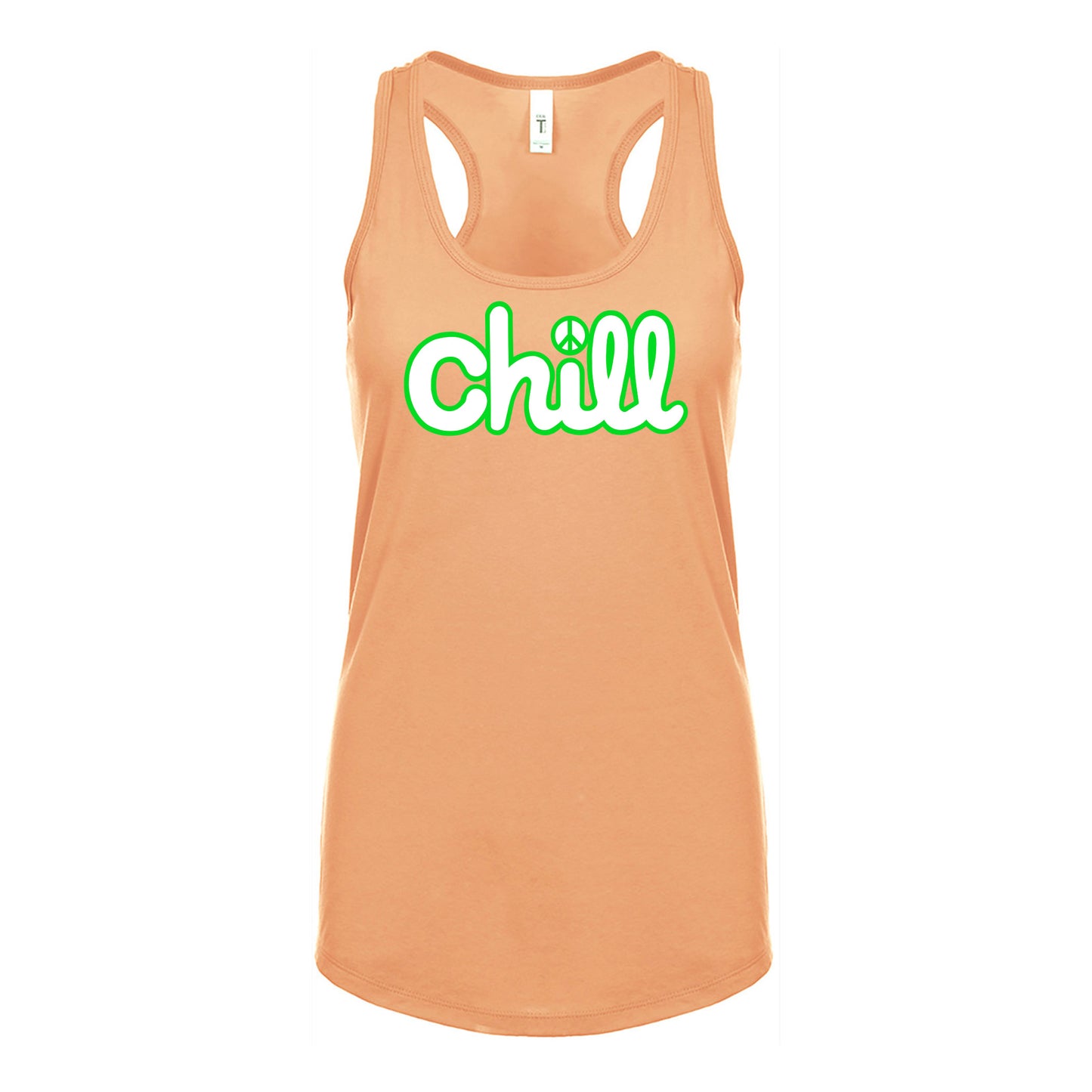 Womens Chill Peace Classic Racerback Tank