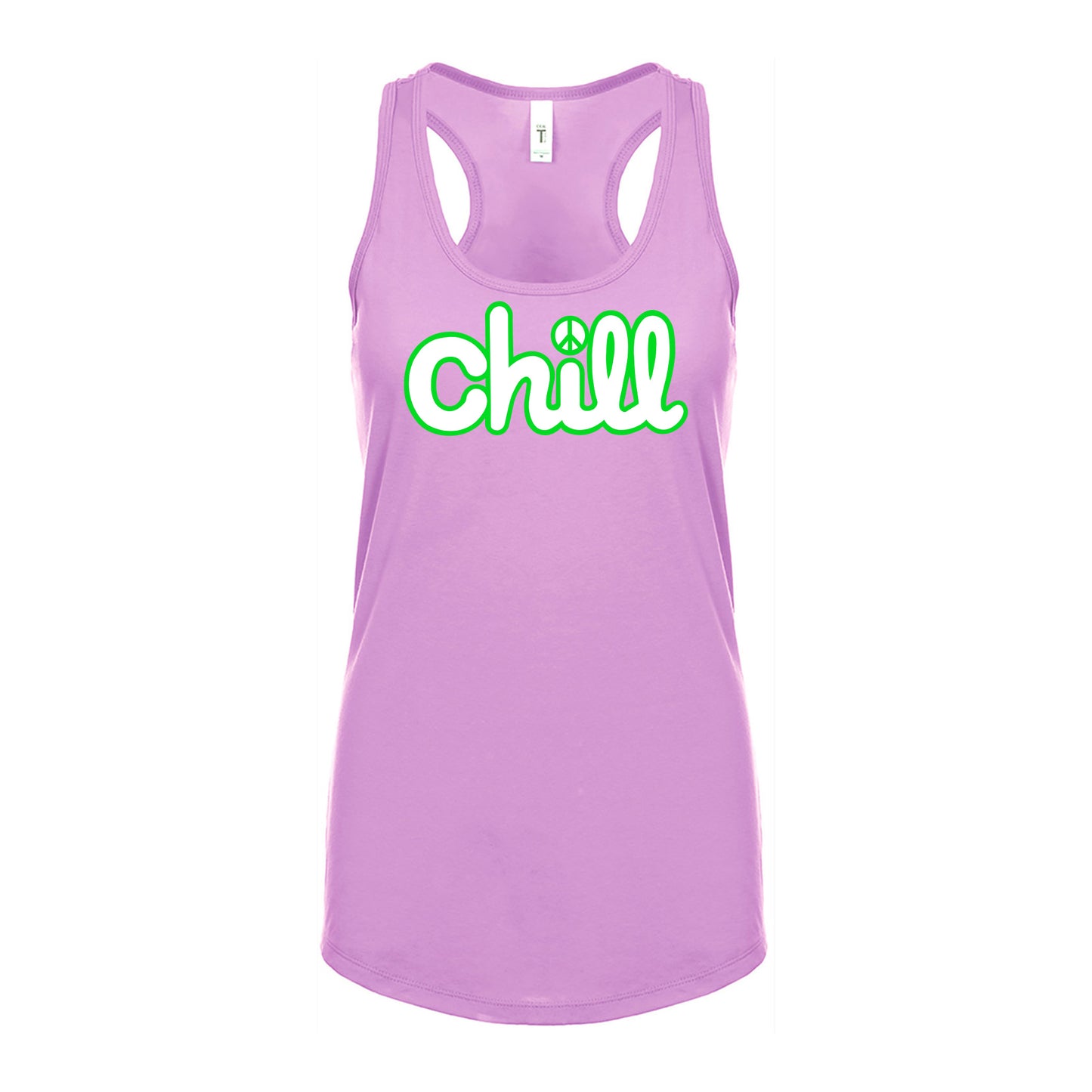Womens Chill Peace Classic Racerback Tank