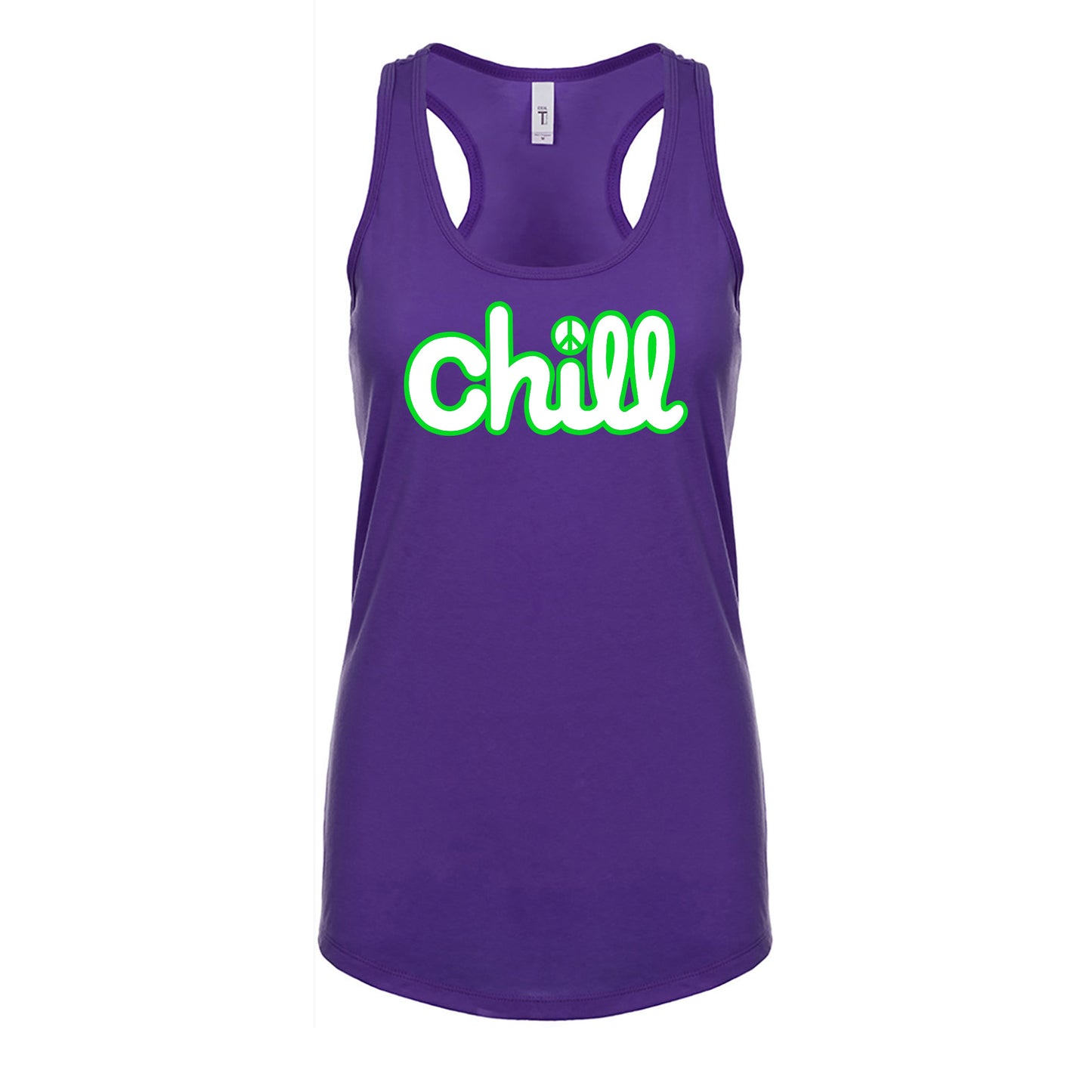 Womens Chill Peace Classic Racerback Tank