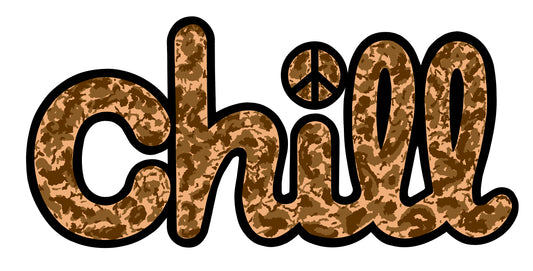Chill Peace Sand Camo Hooded T