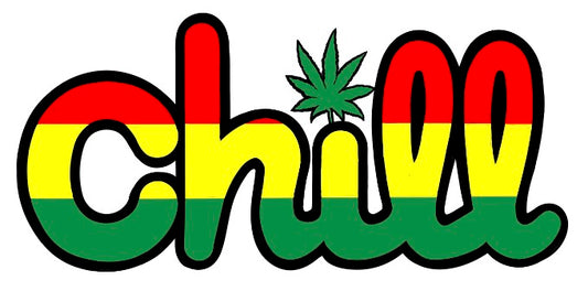 Womens Chill Leaf Rasta Crop Hood