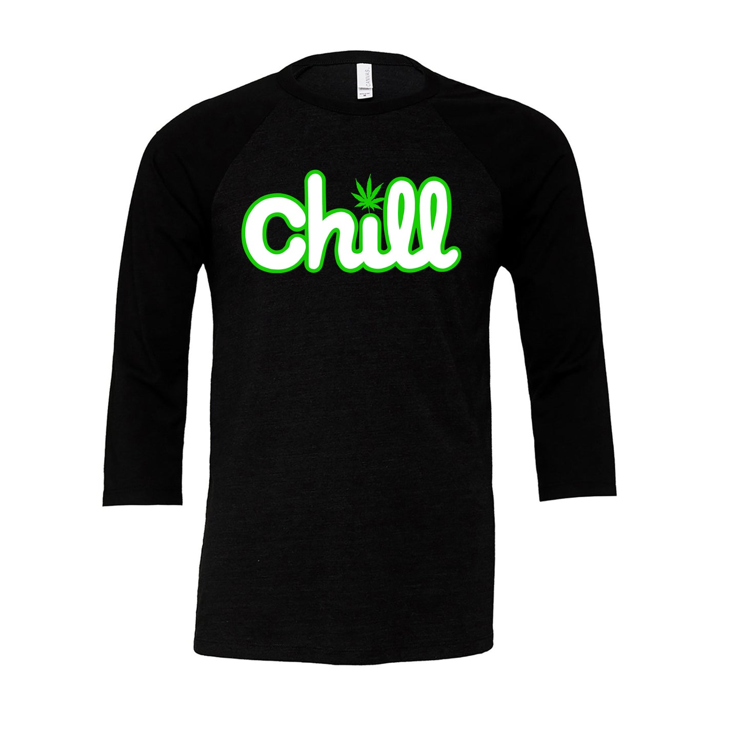 Chill Leaf Classic Baseball 3/4 Sleeve T