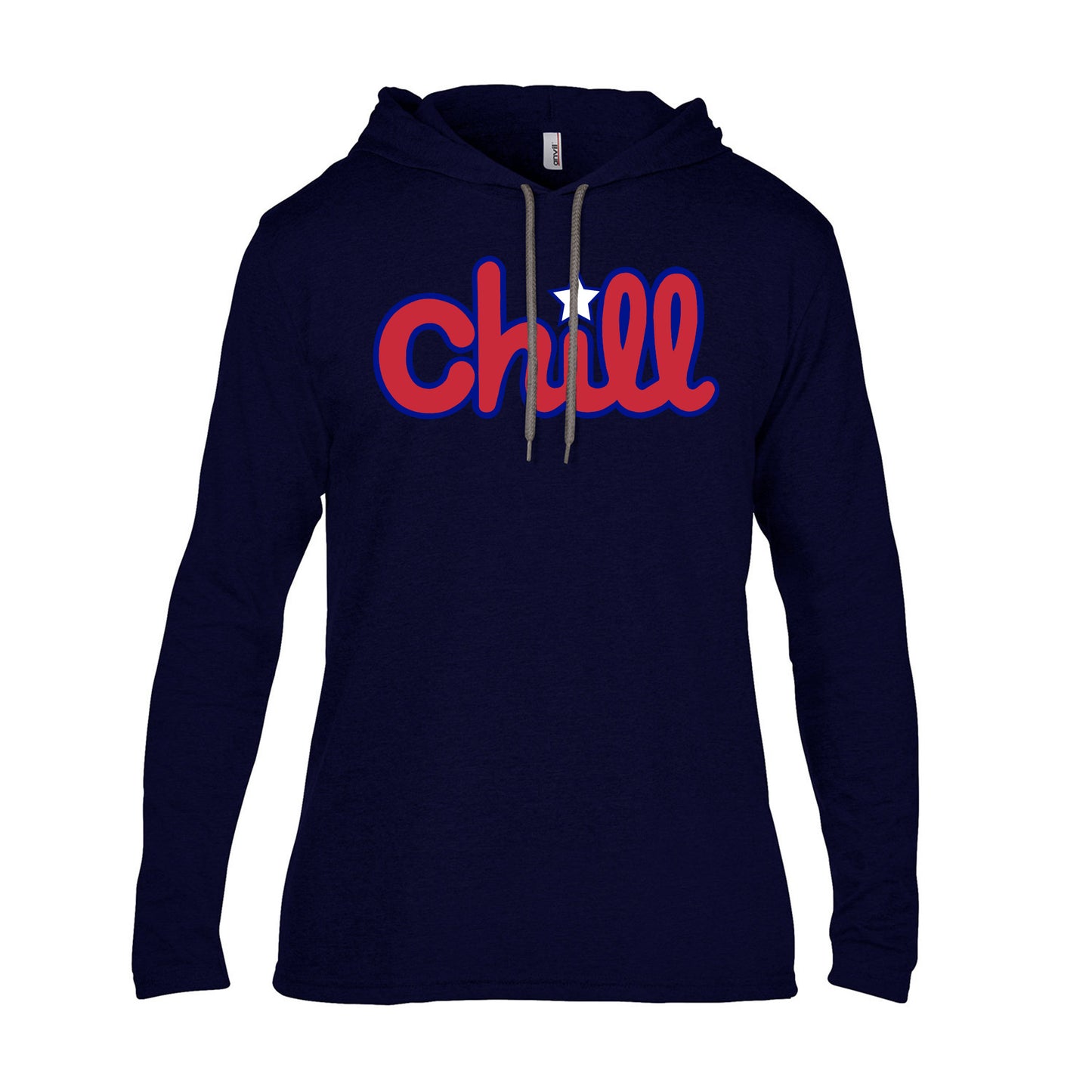 Chill Peace Patriot Star Hooded T