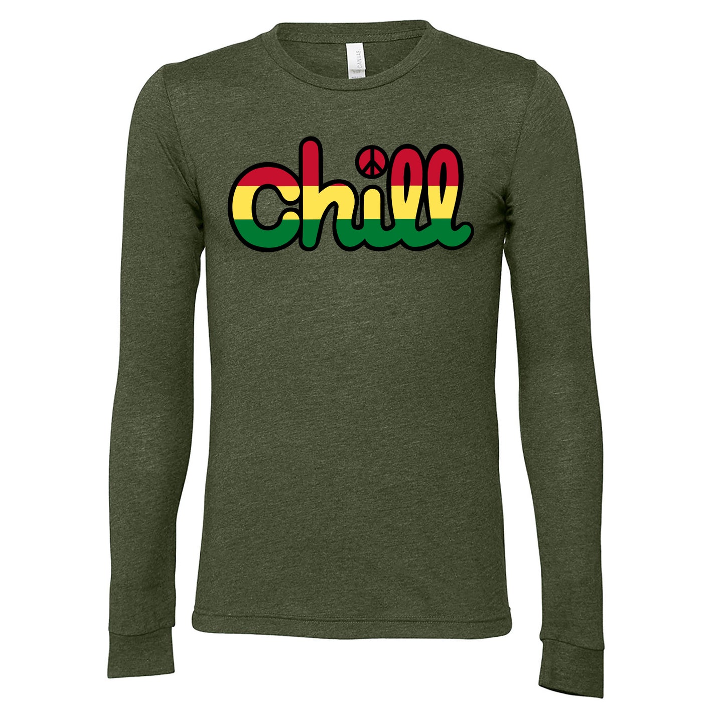 Chill Peace Rasta Long Sleeve T