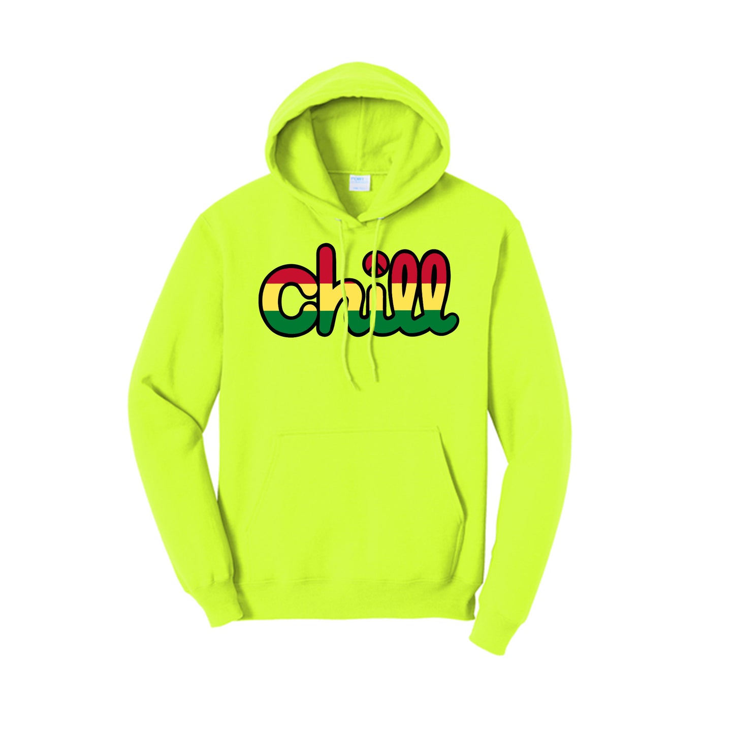Chill Peace Rasta Pullover Hood