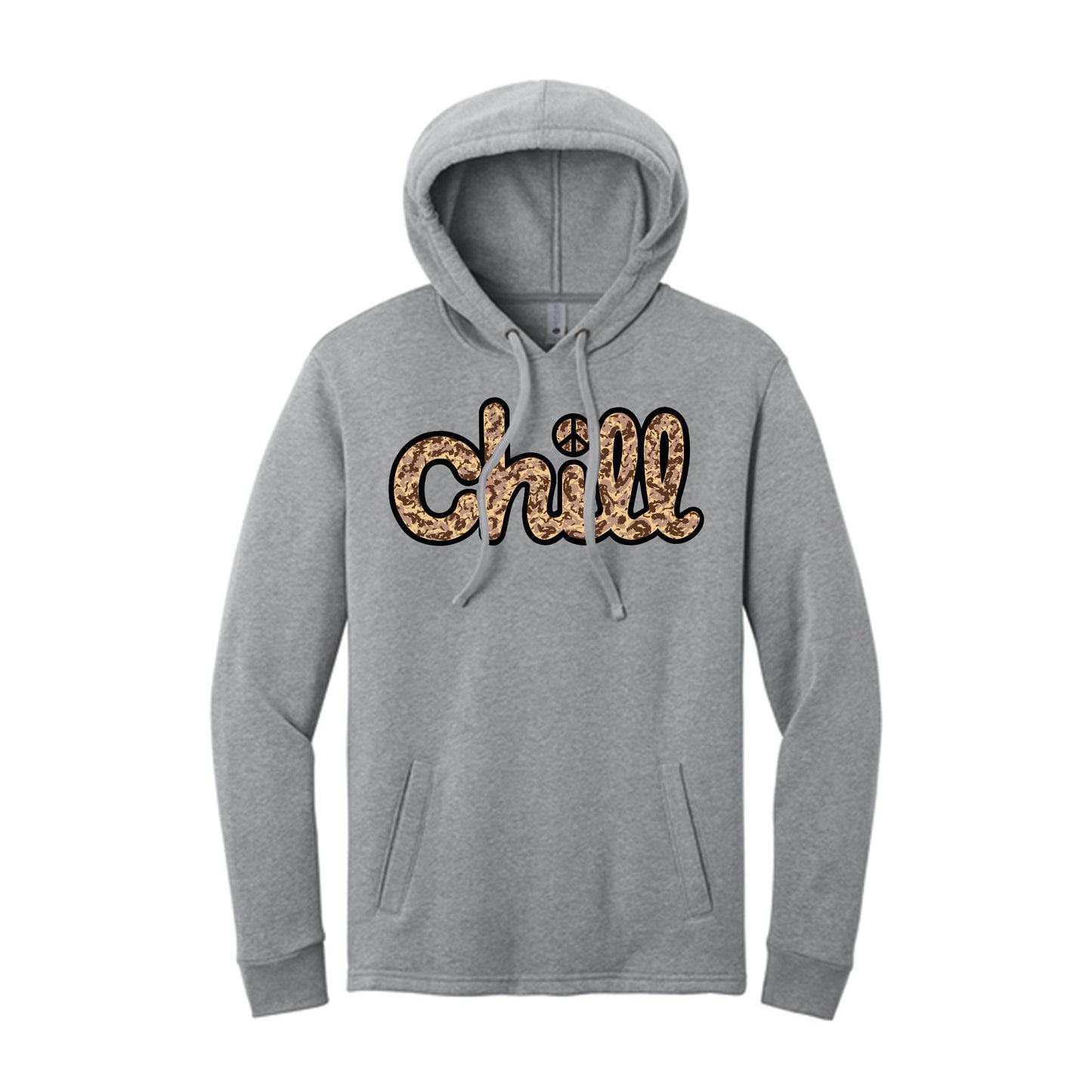 Chill Peace Sand Camo Pullover Hood