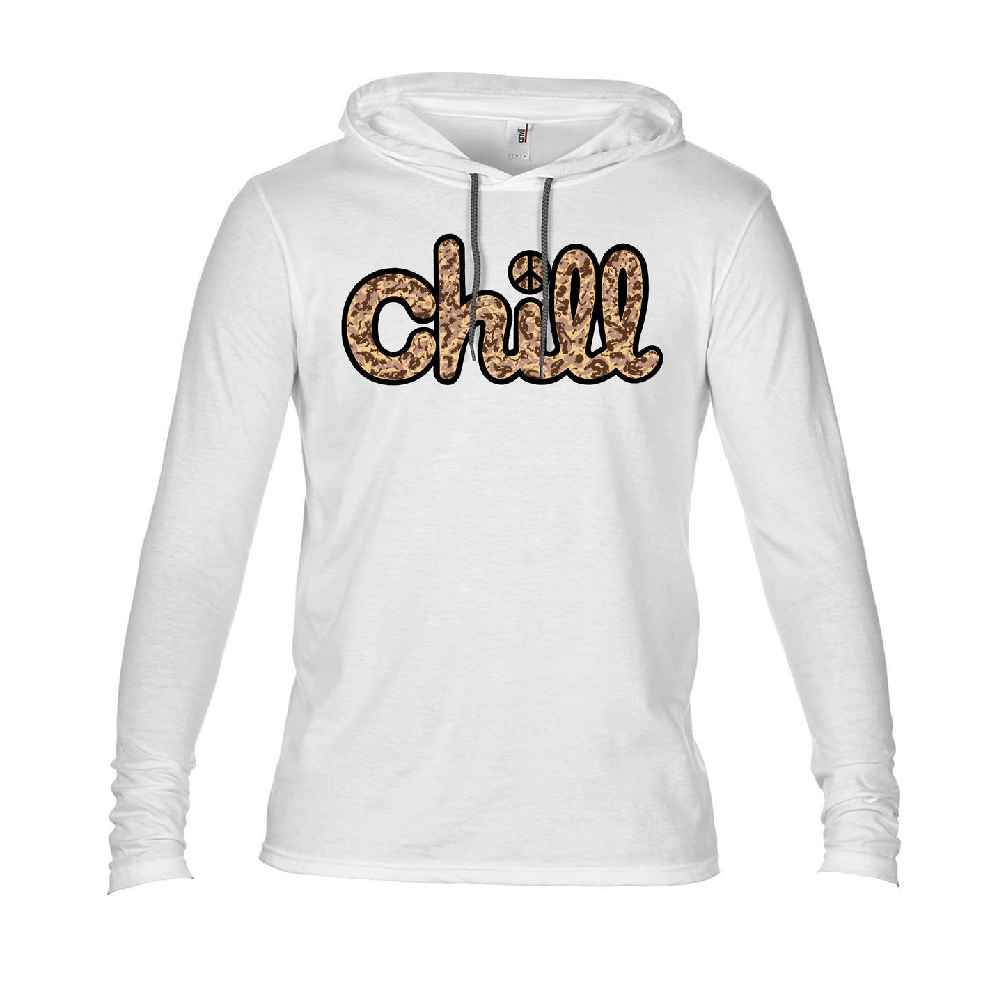 Chill Peace Sand Camo Hooded T