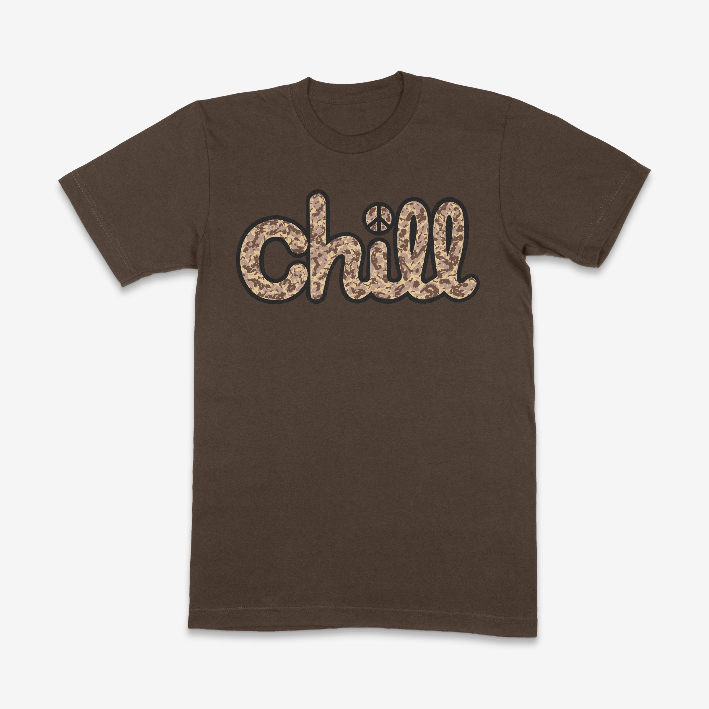 Chill Peace Sand Camo Short Sleeve T