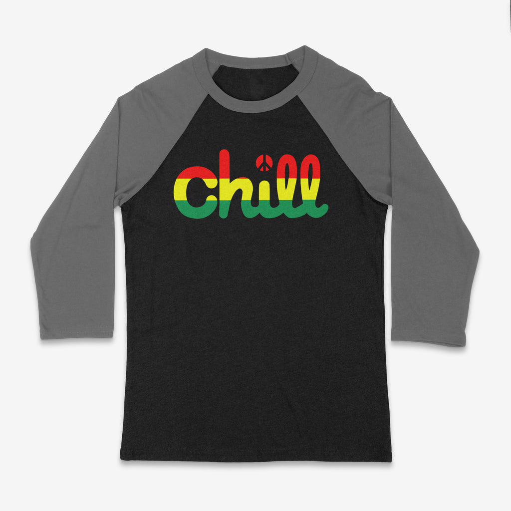 Chill Peace Rasta Baseball 3/4 Sleeve T