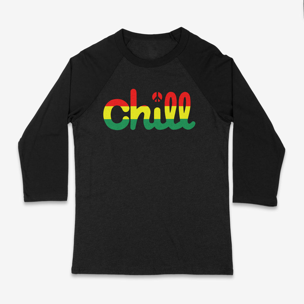 Chill Peace Rasta Baseball 3/4 Sleeve T