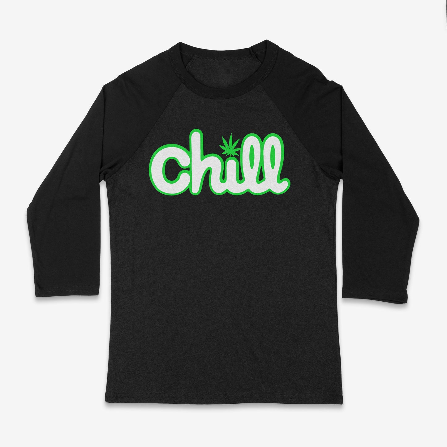 Chill Leaf Classic Baseball 3/4 Sleeve T