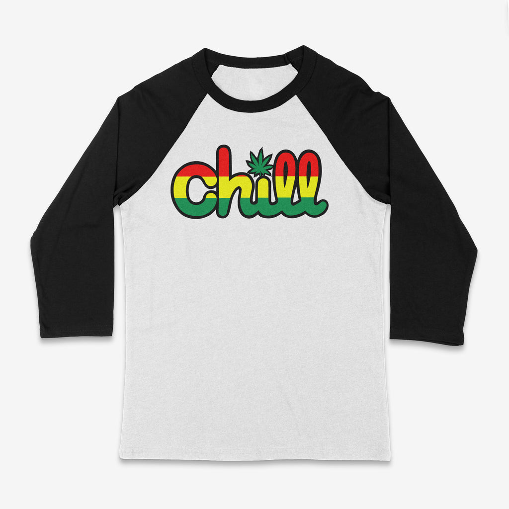 Chill Leaf Rasta Baseball 3/4 Sleeve T