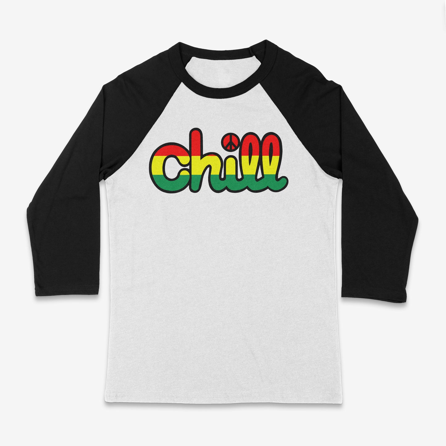 Chill Peace Rasta Baseball 3/4 Sleeve T