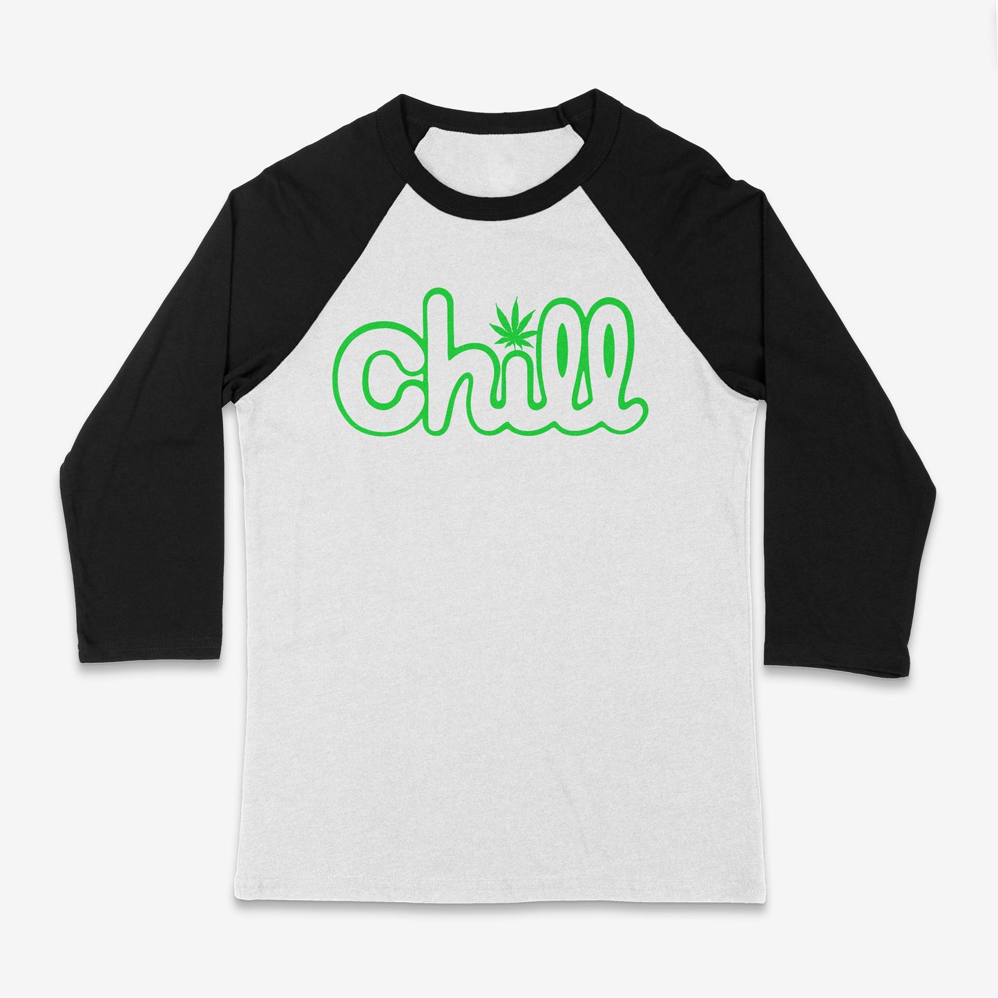 Chill Leaf Classic Baseball 3/4 Sleeve T