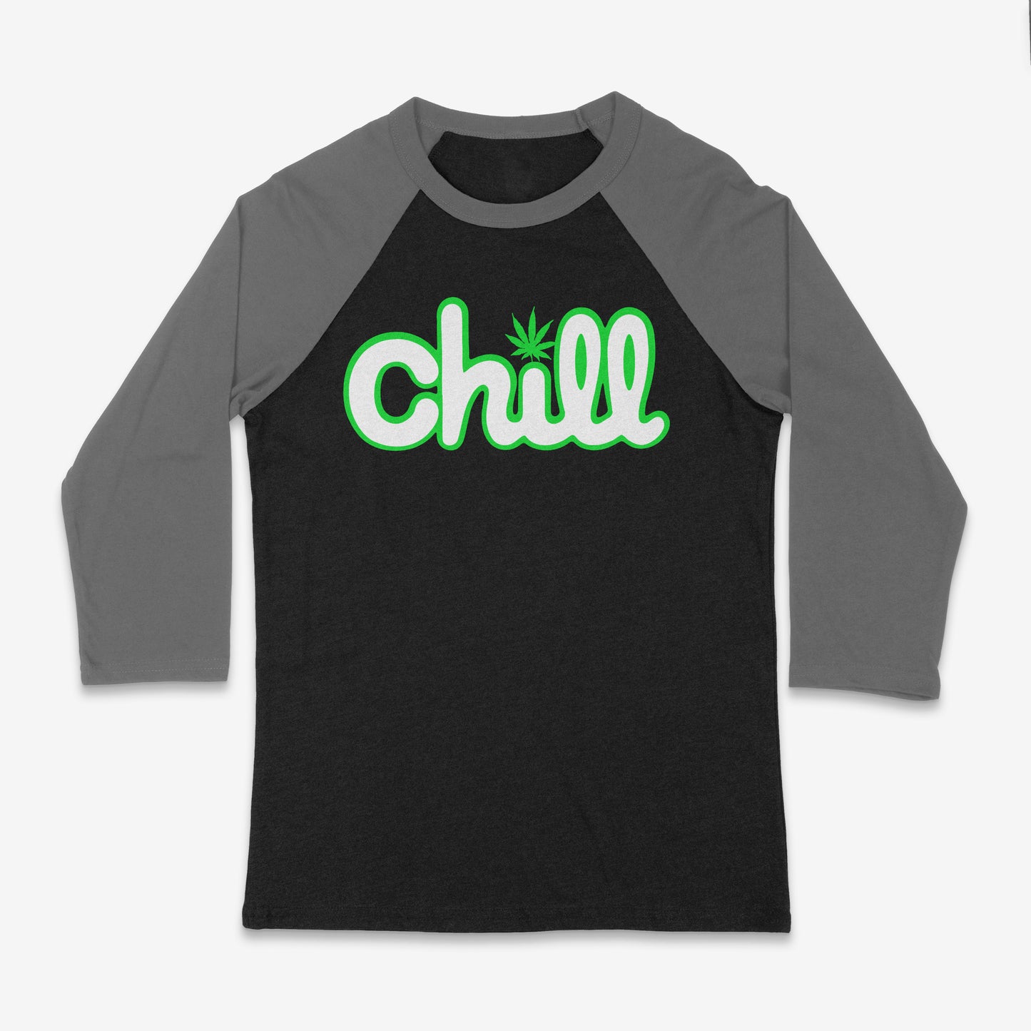 Chill Leaf Classic Baseball 3/4 Sleeve T