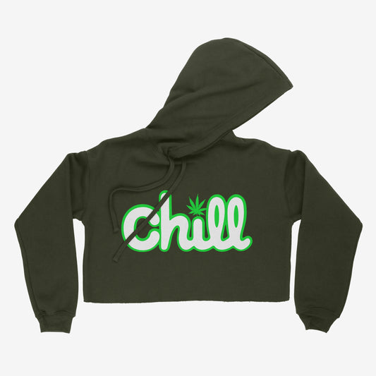 Womens Chill Leaf Classic Crop Hood